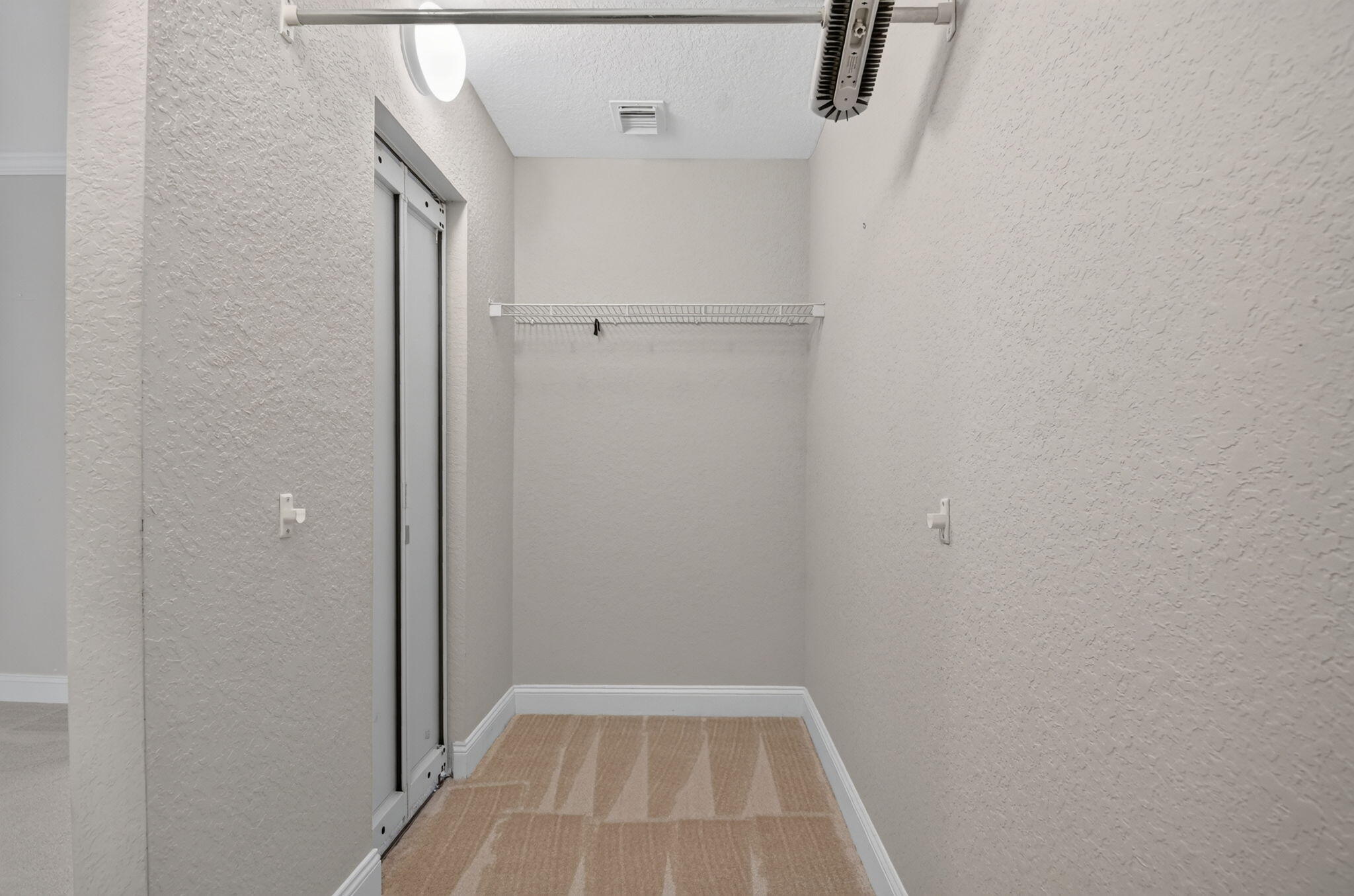 Master closet w/attic access