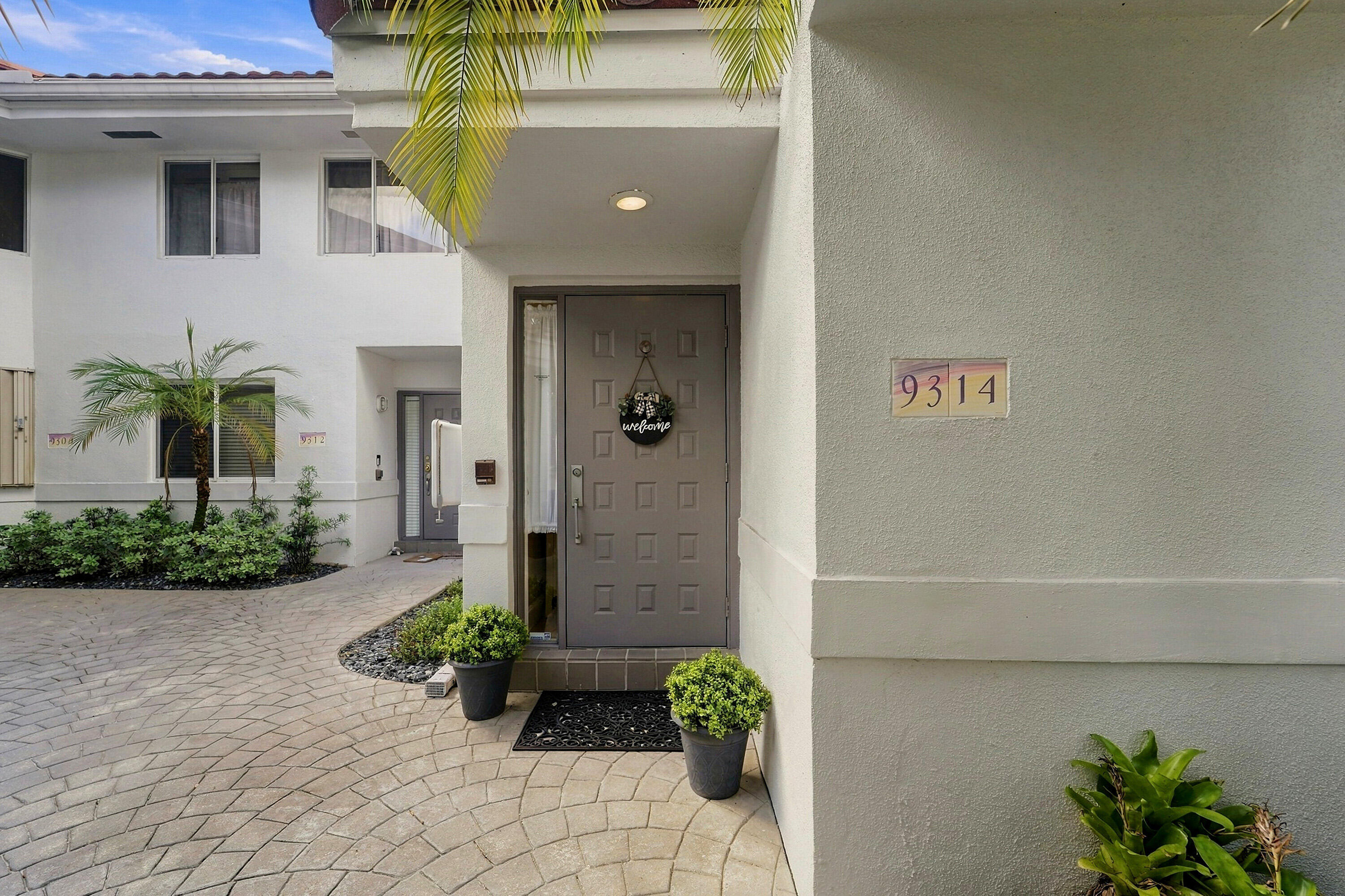 Front door.