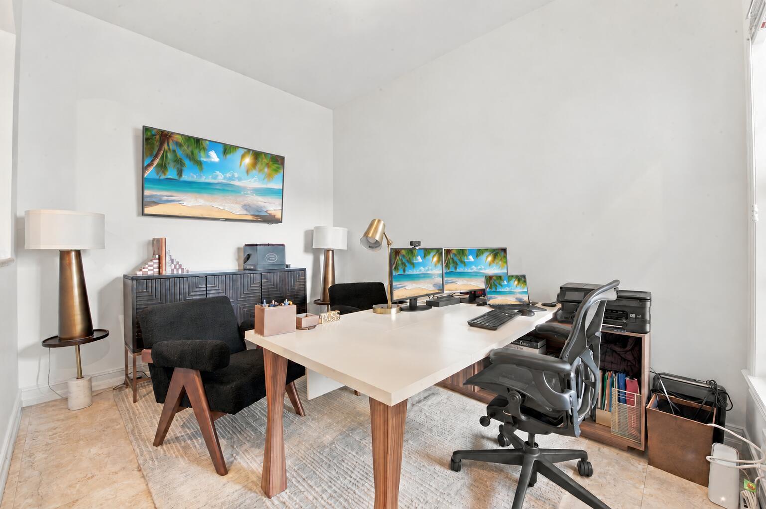 Downstairs office