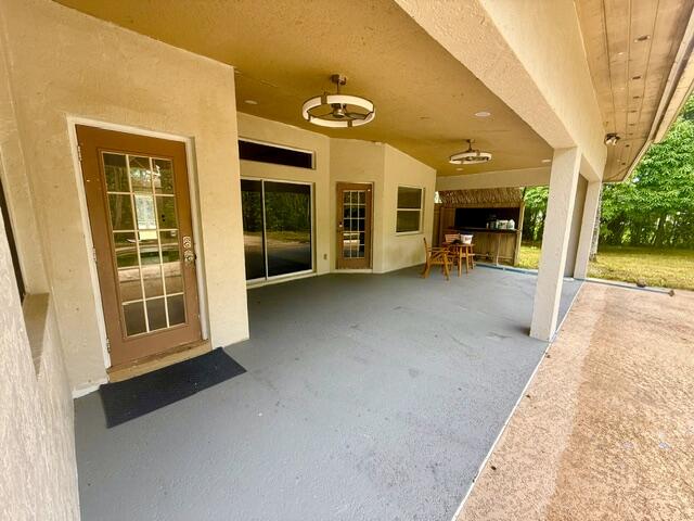 Covered Back patio
