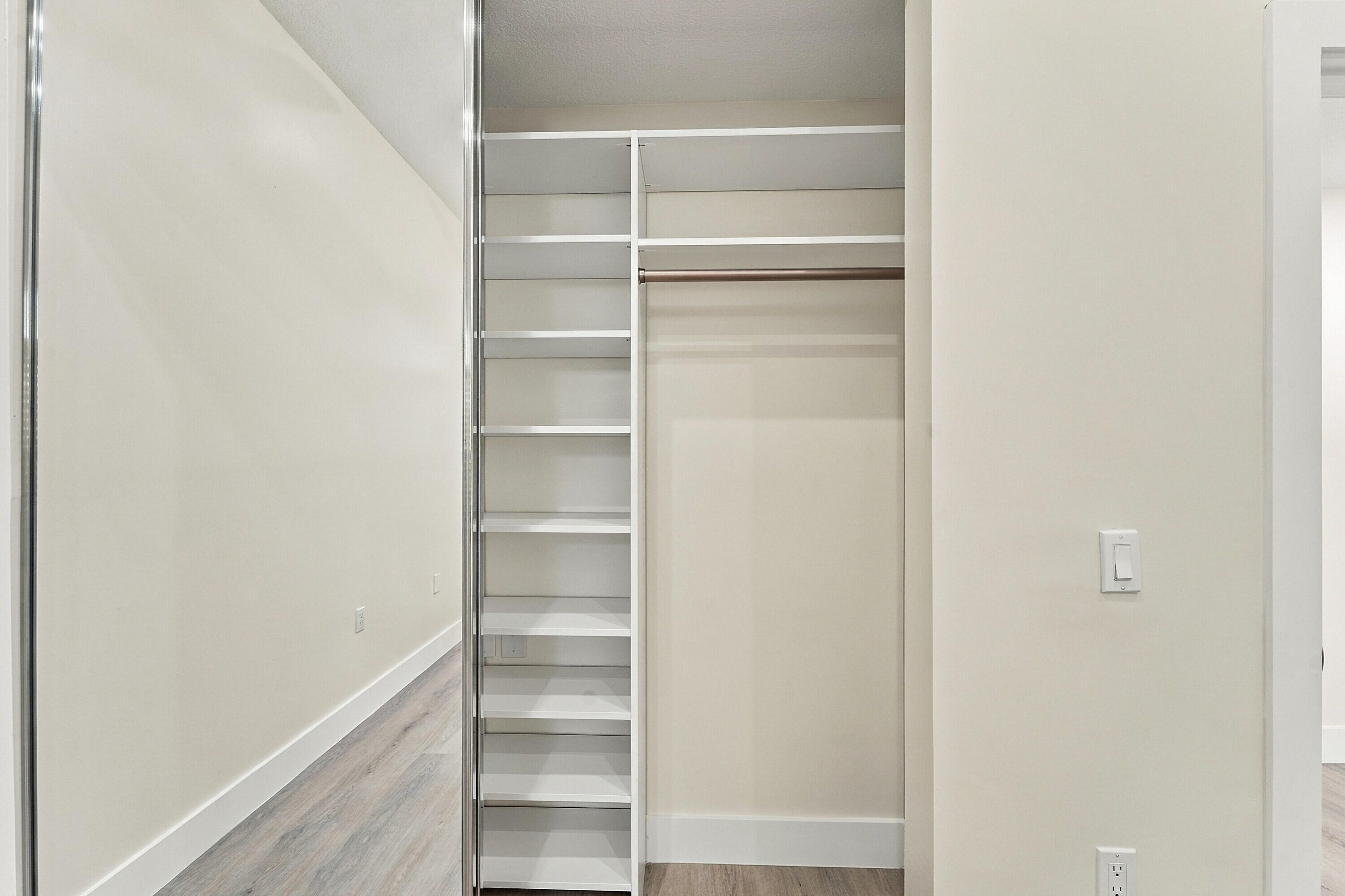 custom closets in every bedroom