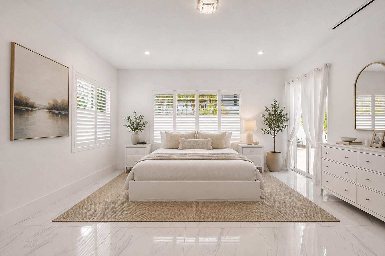 Owner suite Virtually staged