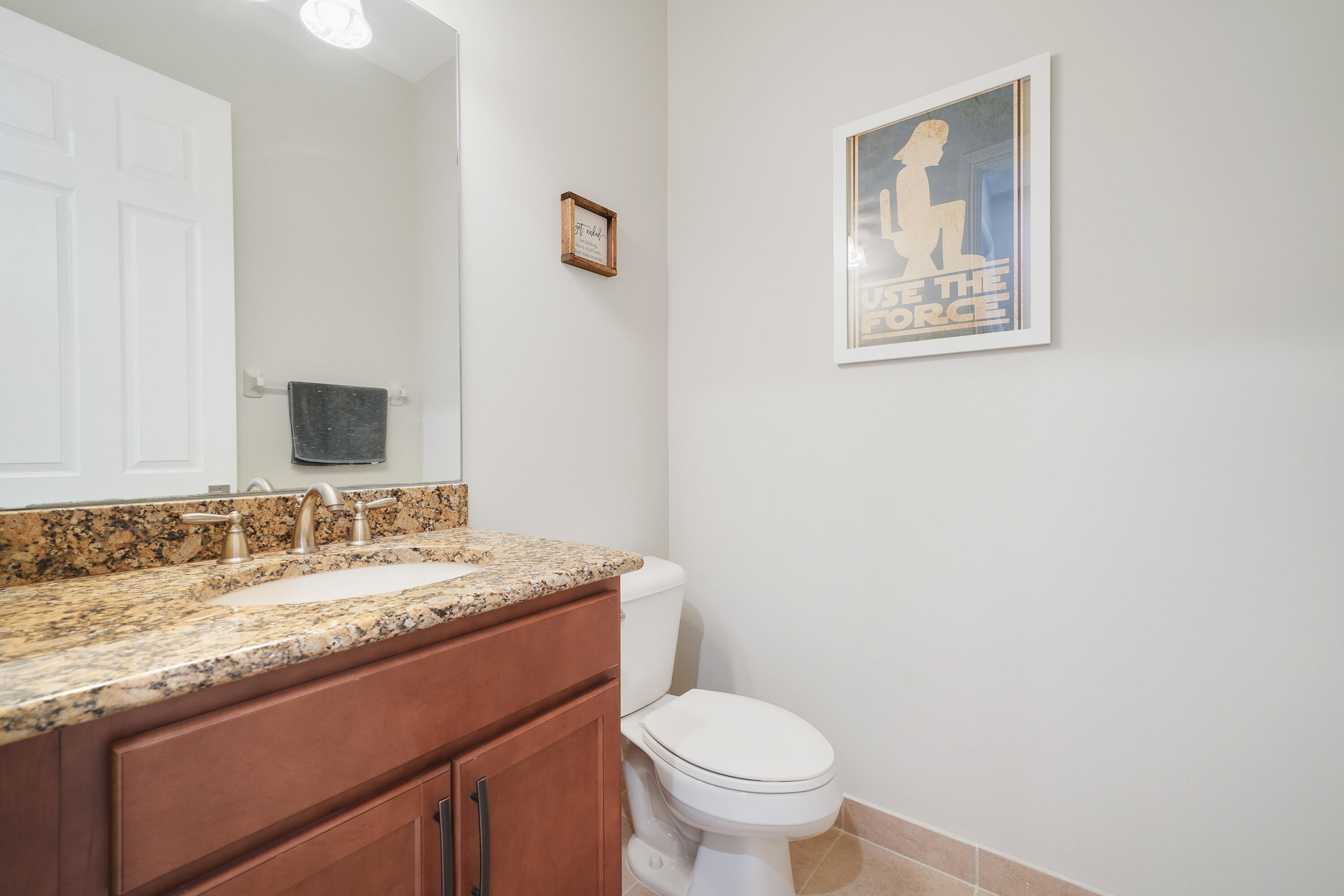 Powder Bath for Office and Front Living Areas