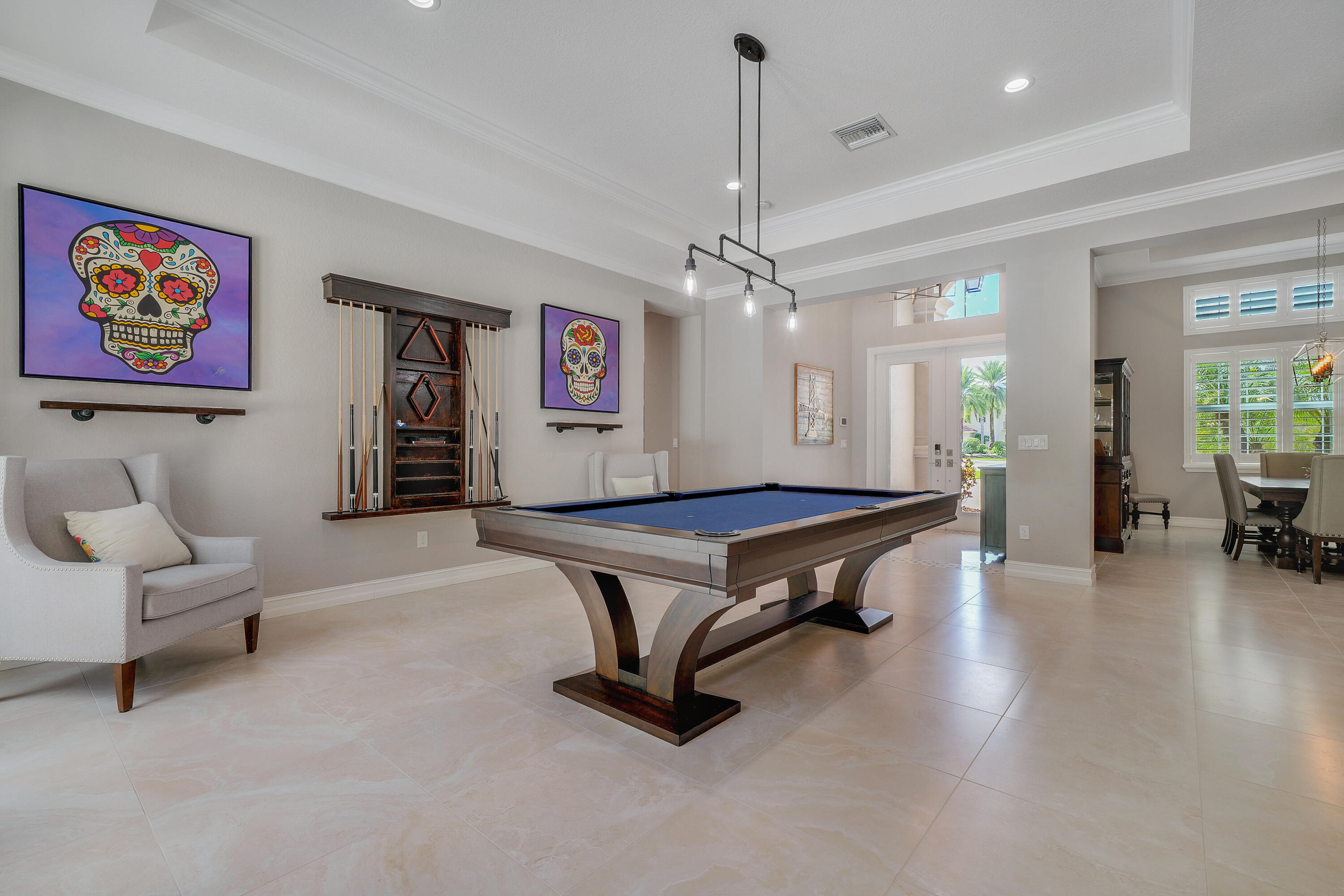 Living Room - Perfect for Pool Table