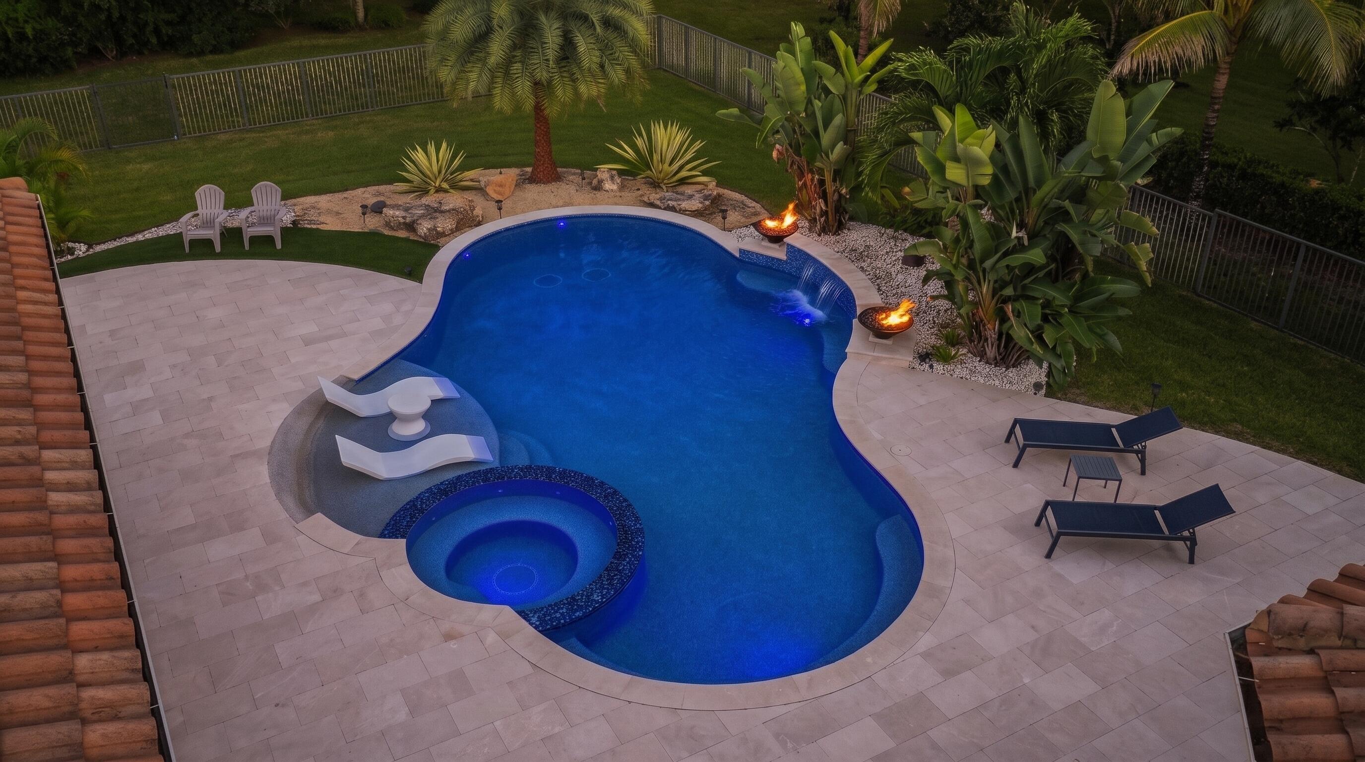 Pool & Backyard Aerial