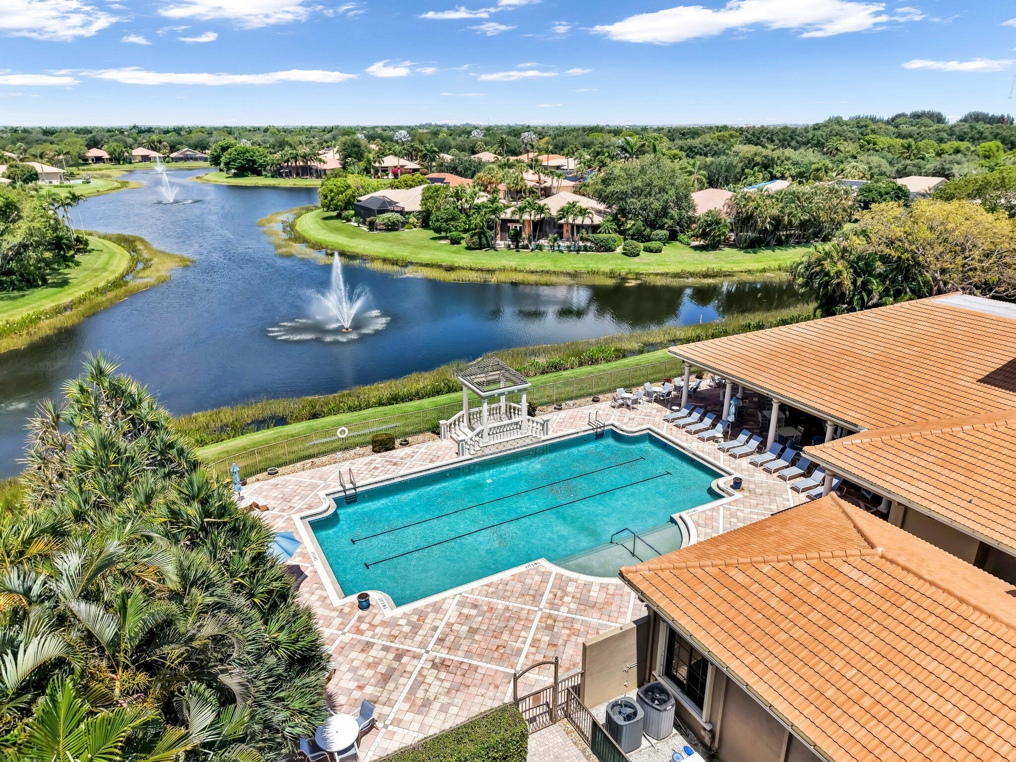 Club House Pool View