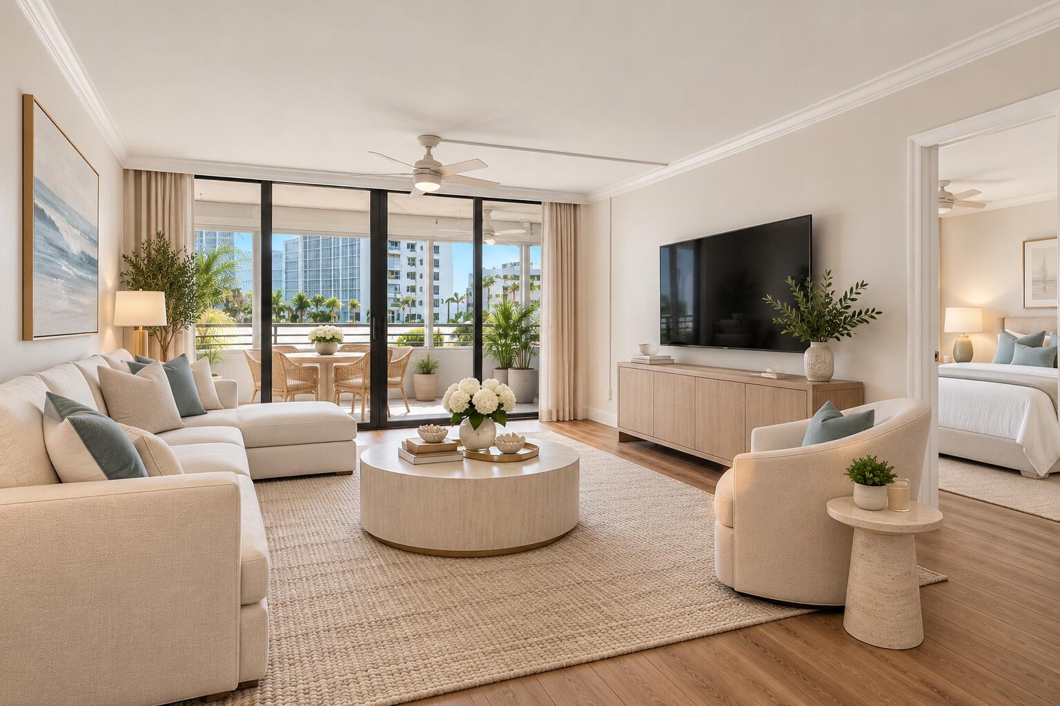 Coastal Luxury Living Room Retreat Coastal Luxury Living Room Retreat