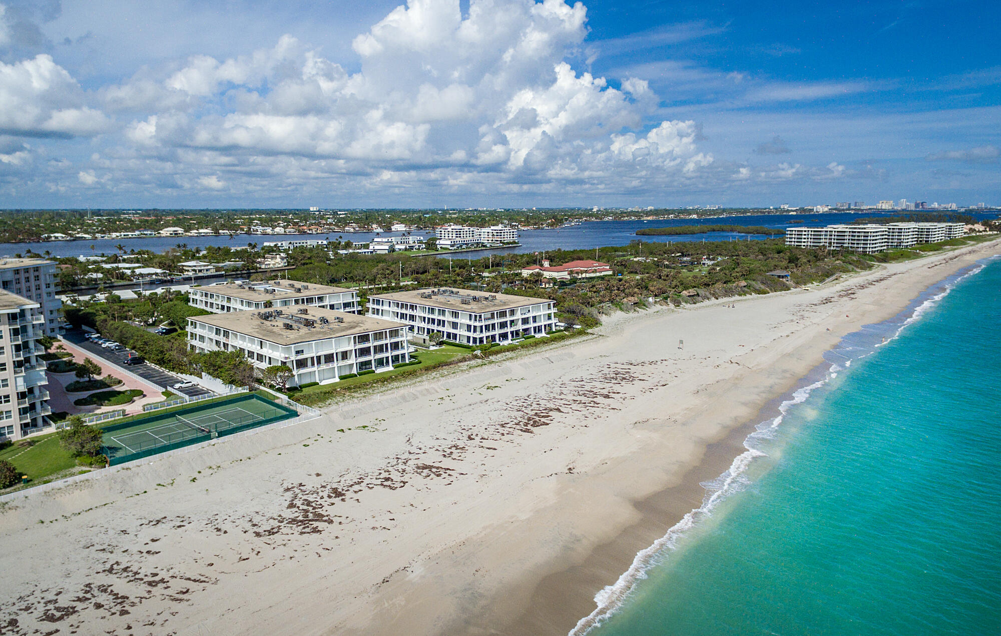 Beach aerial view