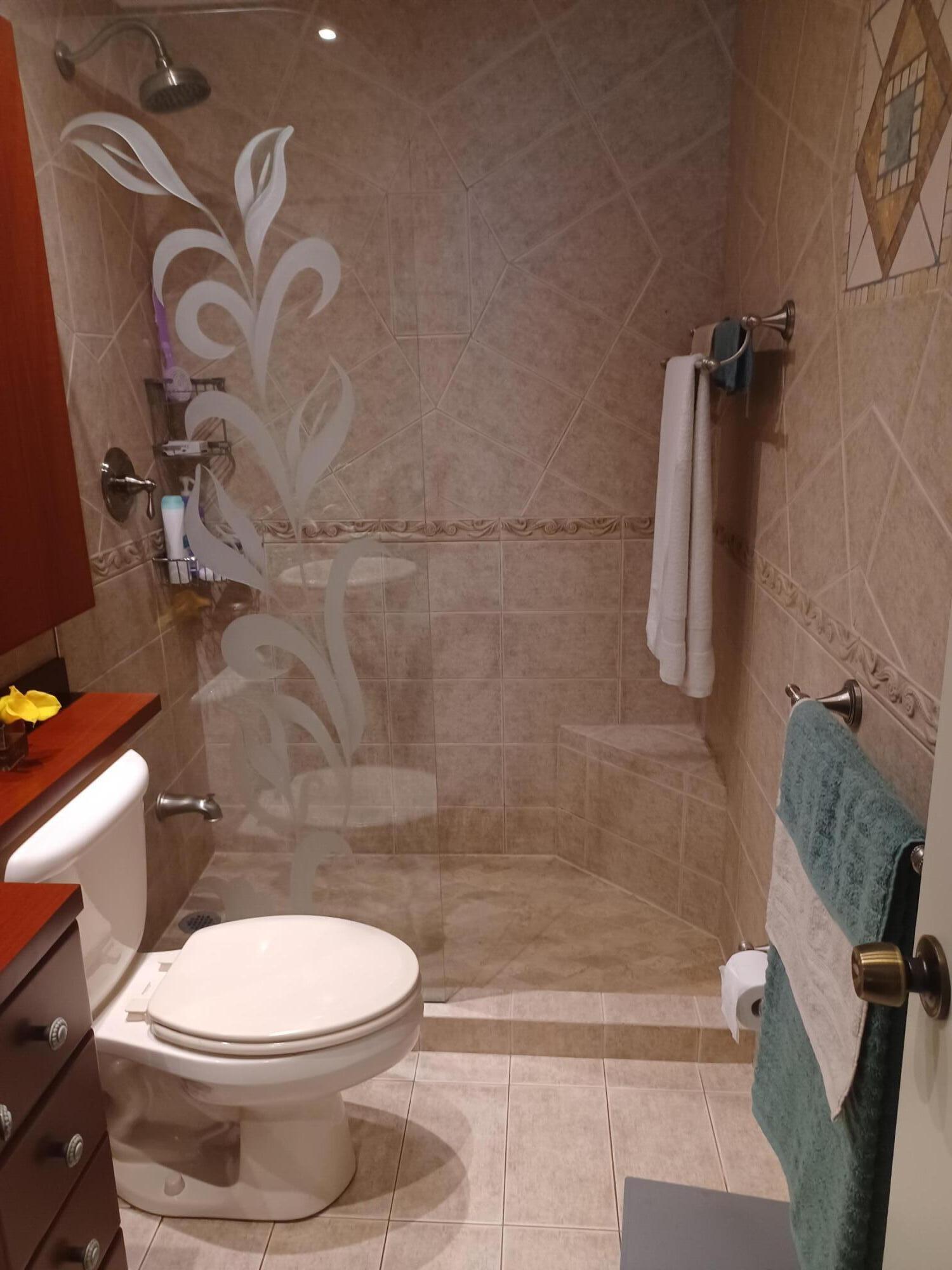 primary bathroom shower