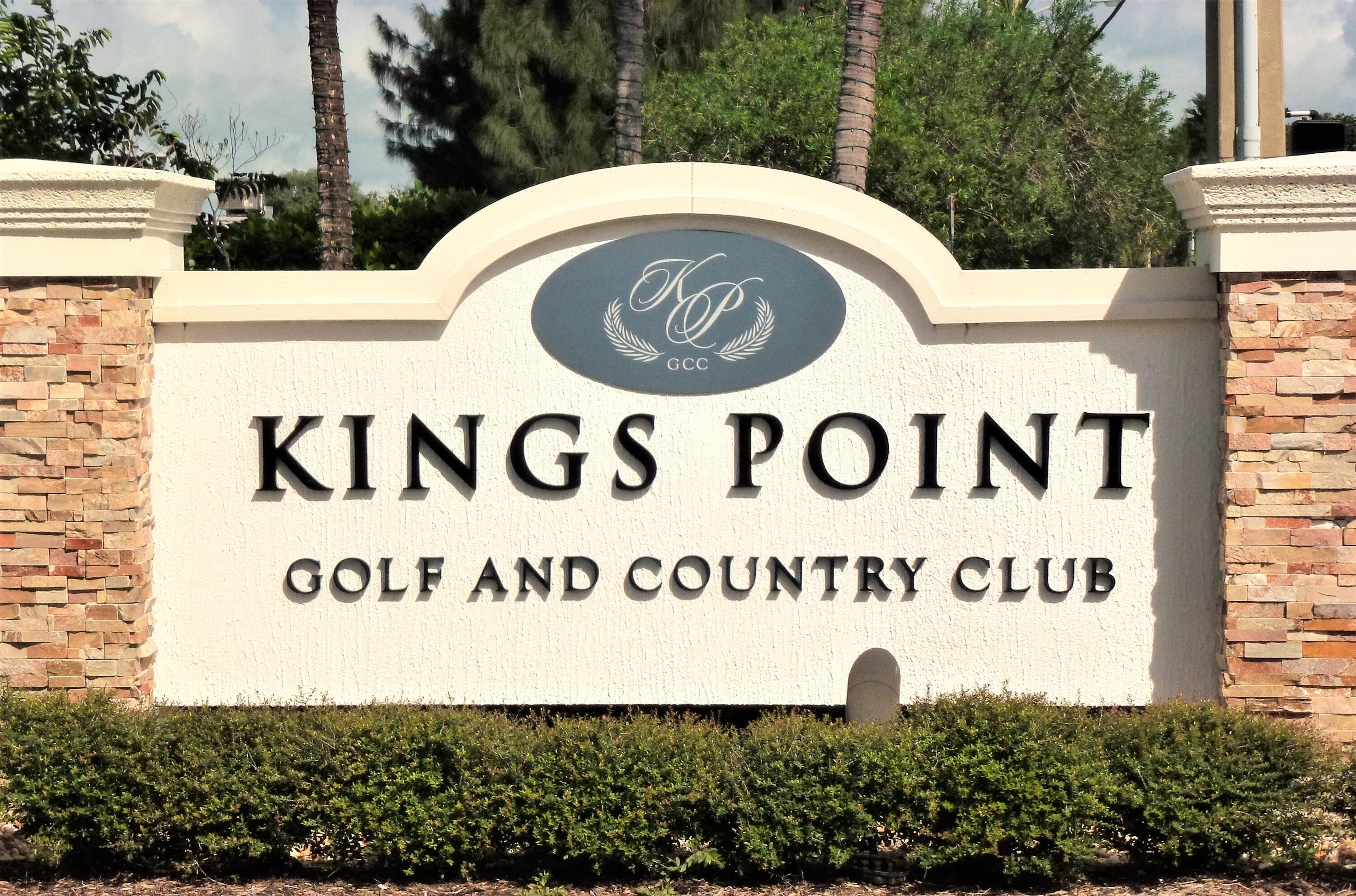 Kings Point sign