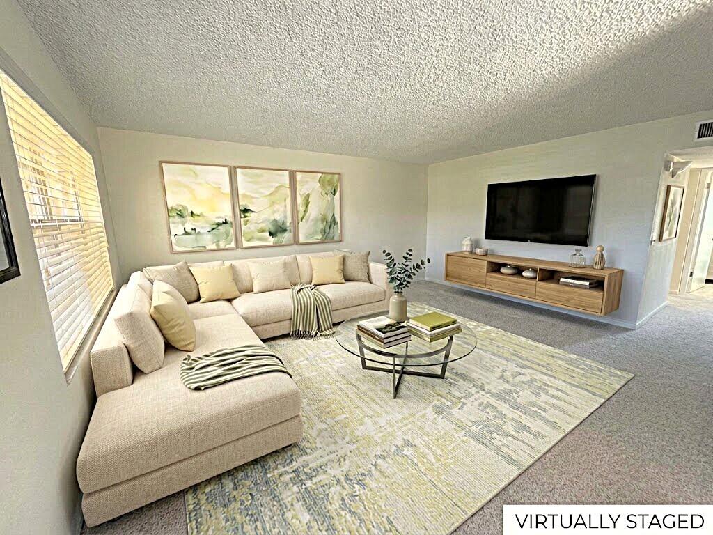 Living Room Virtually Staged Living Room Virtually Staged
