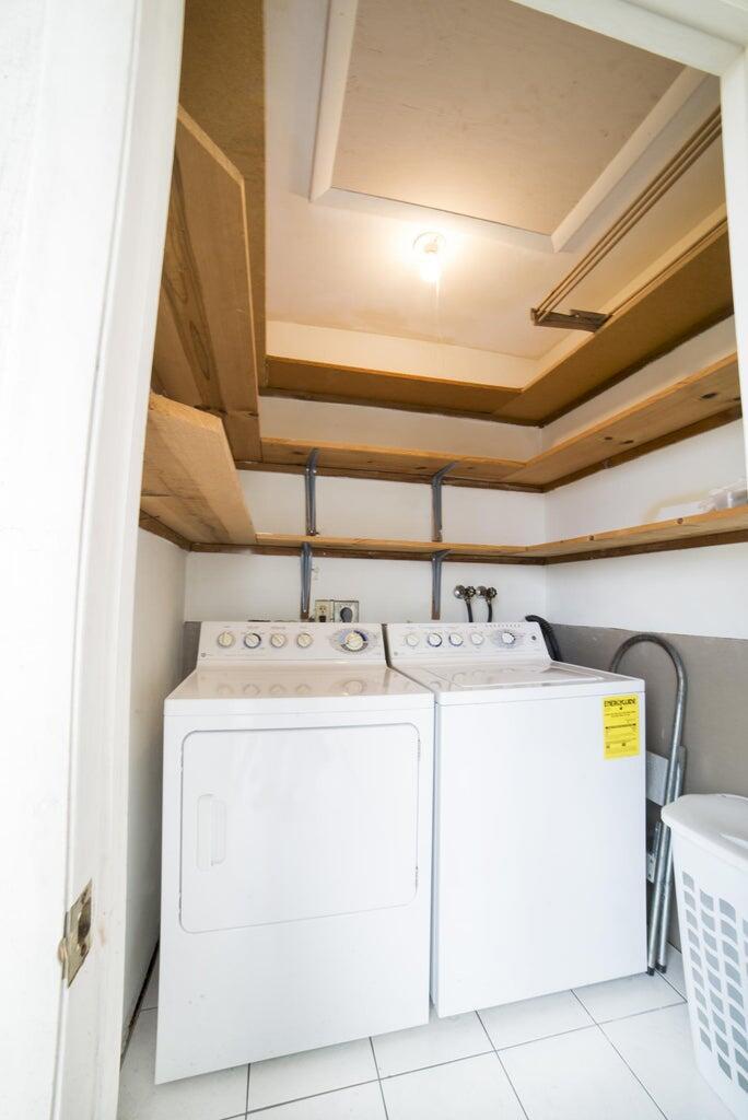 washer and dryer