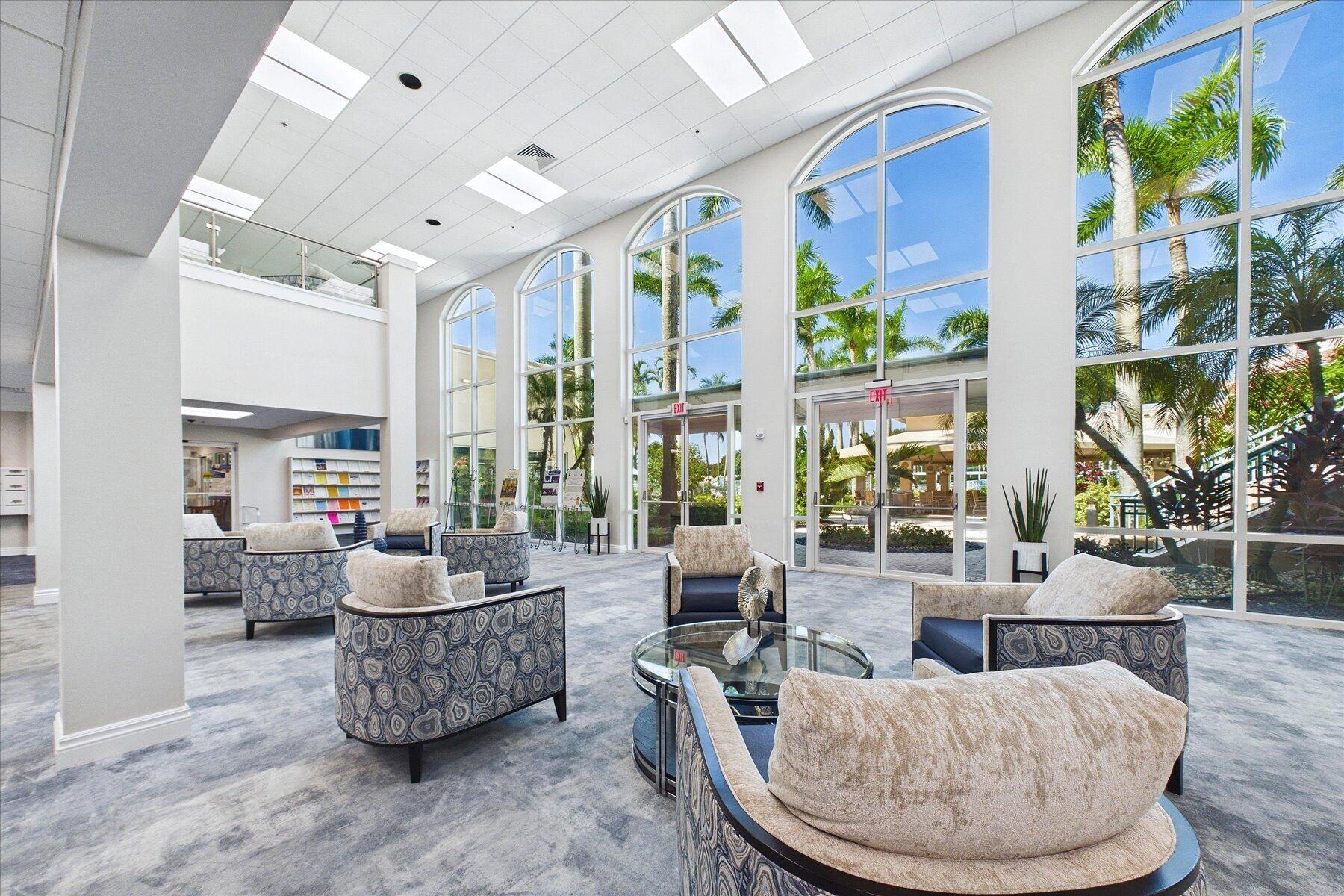 Clubhouse gathering area