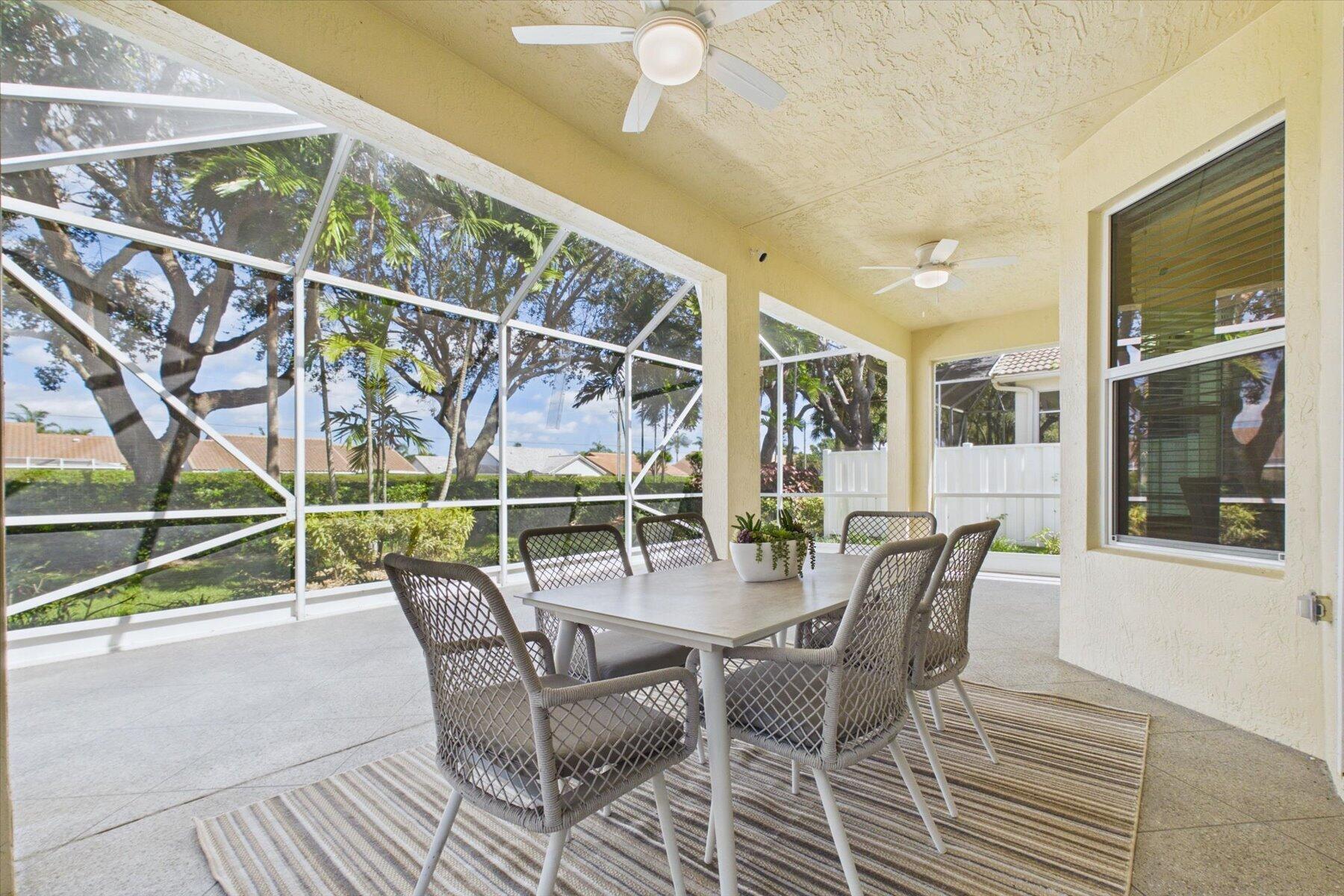 Screen Enclosed Covered Patio