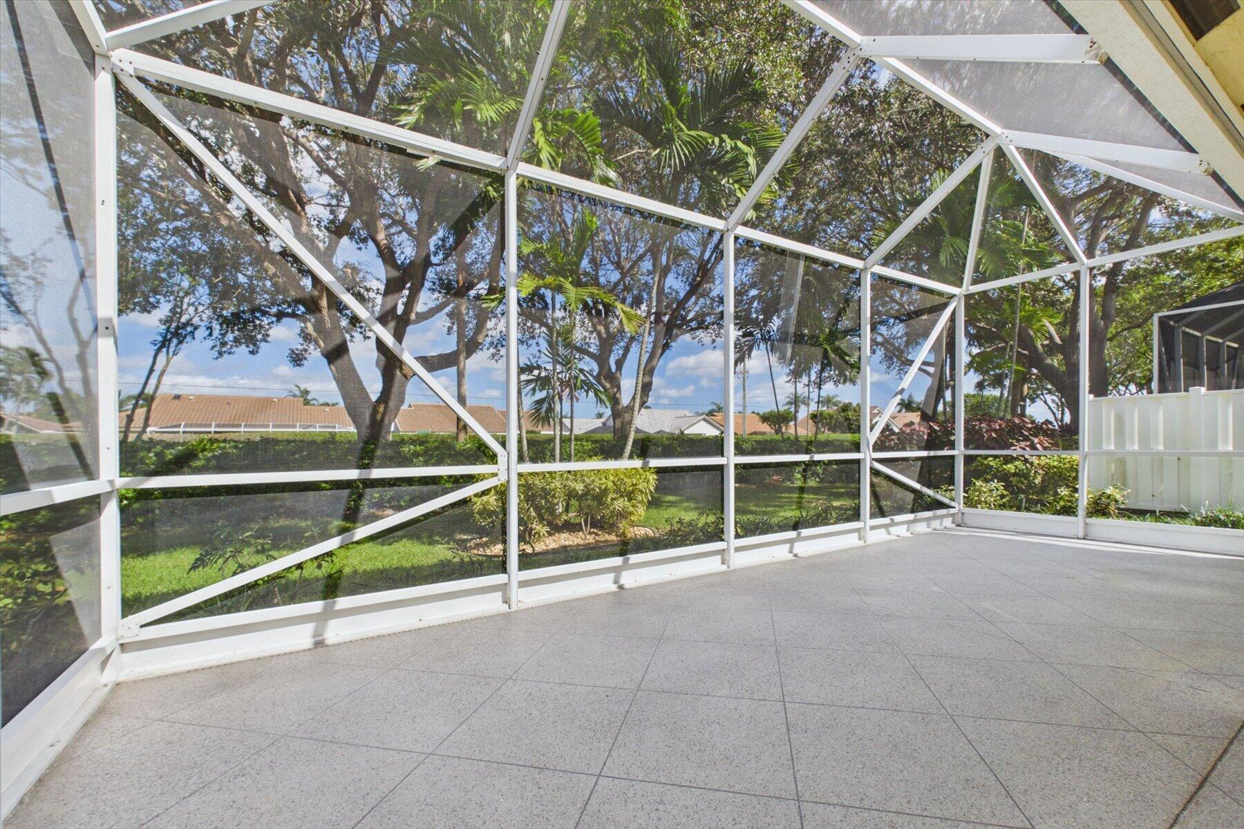 Screen Enclosed Covered Patio
