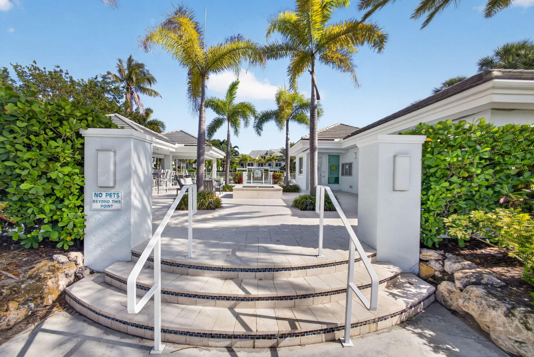 Pool Deck Entrance