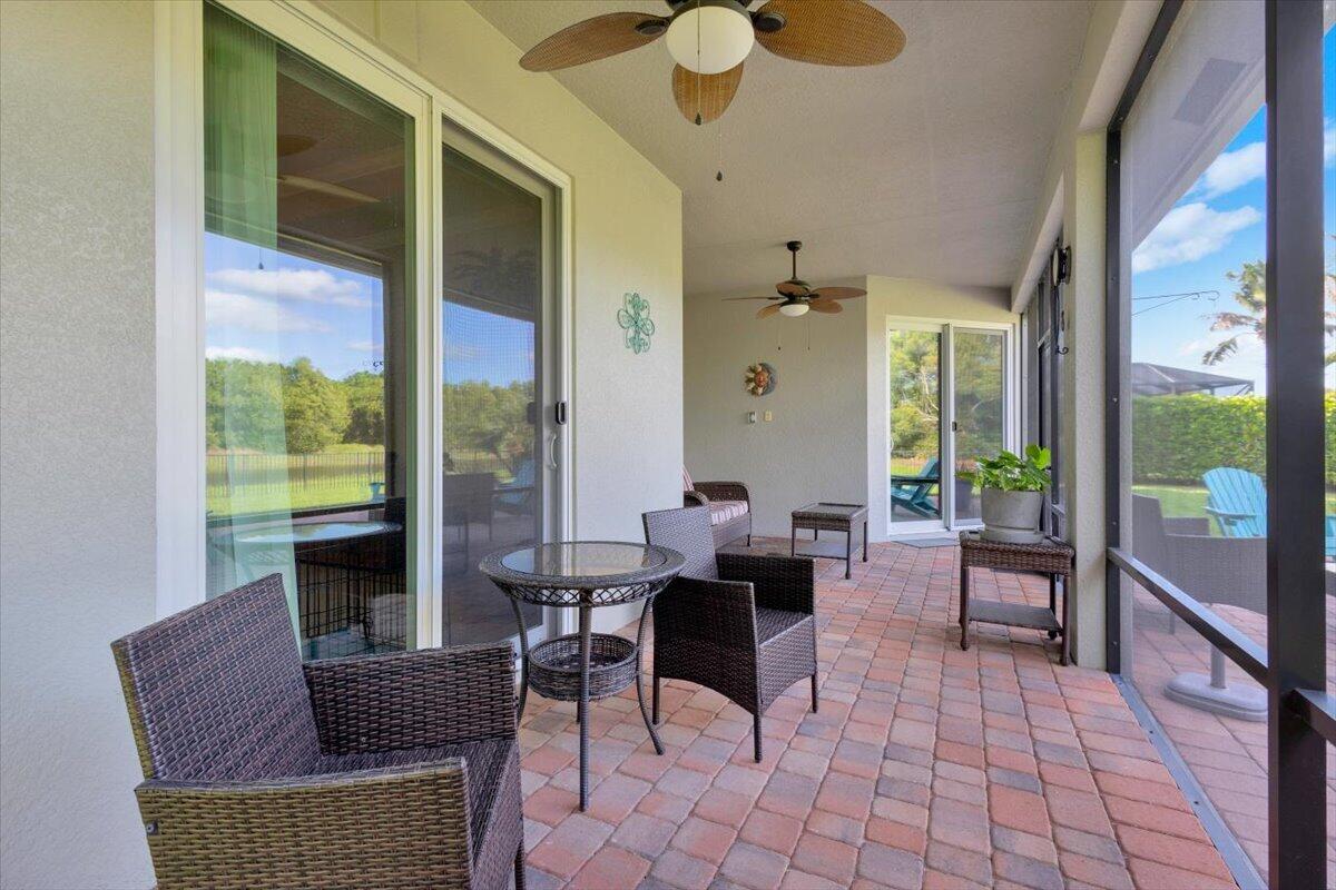 Screened in Covered Lanai
