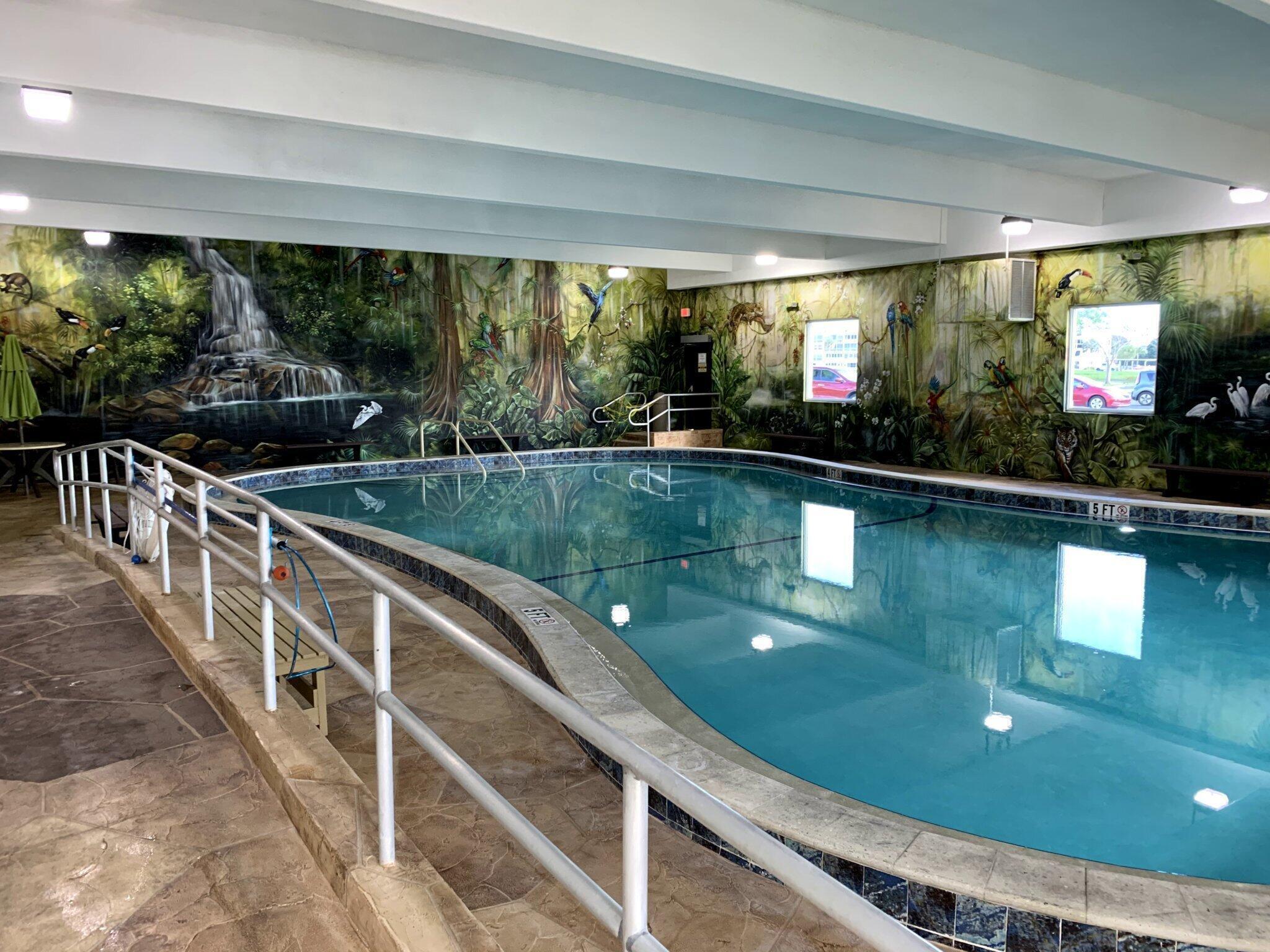 The Heated Salt Water Pool at the Main Clubhouse.