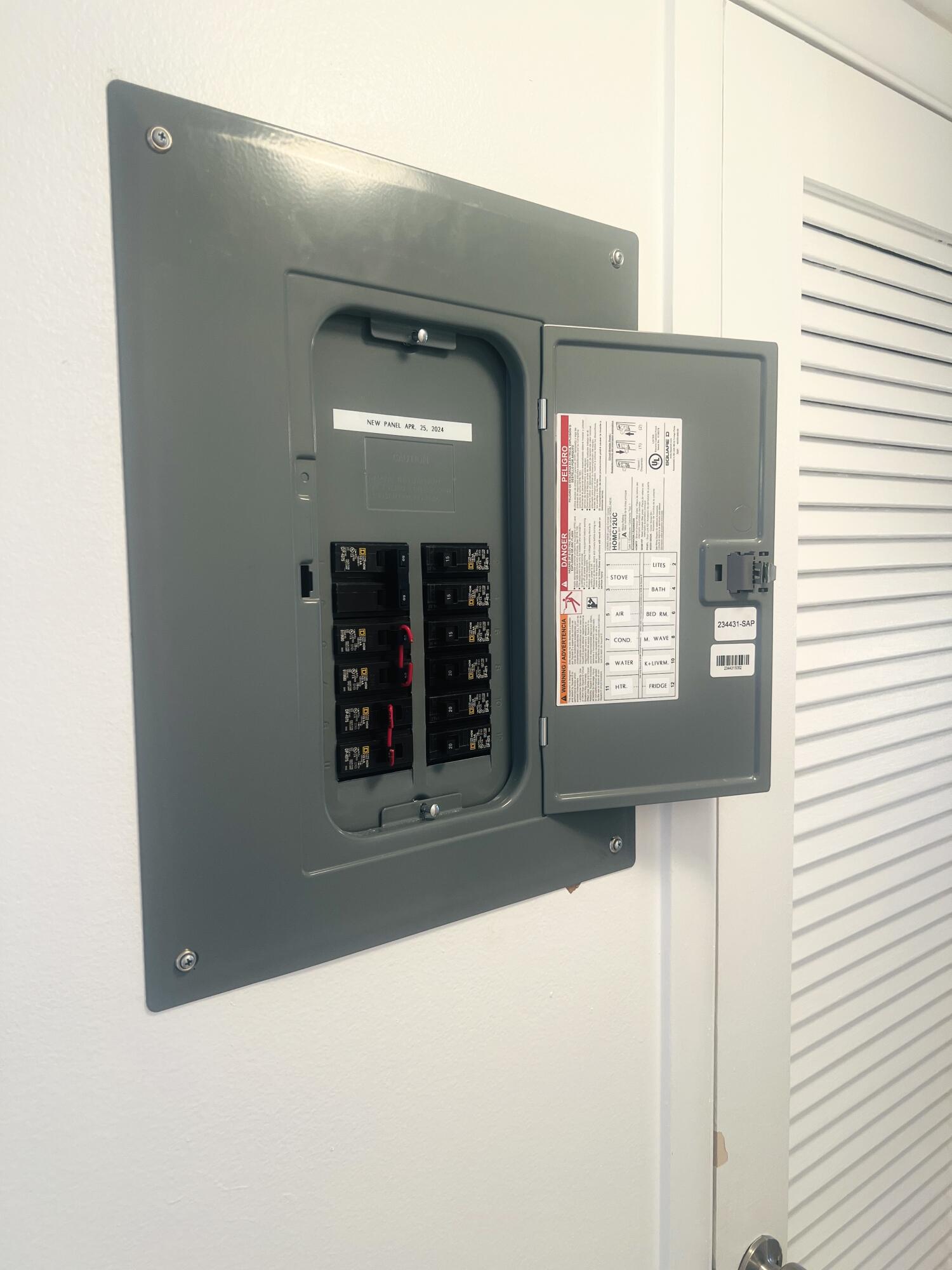 New Electrical Panel