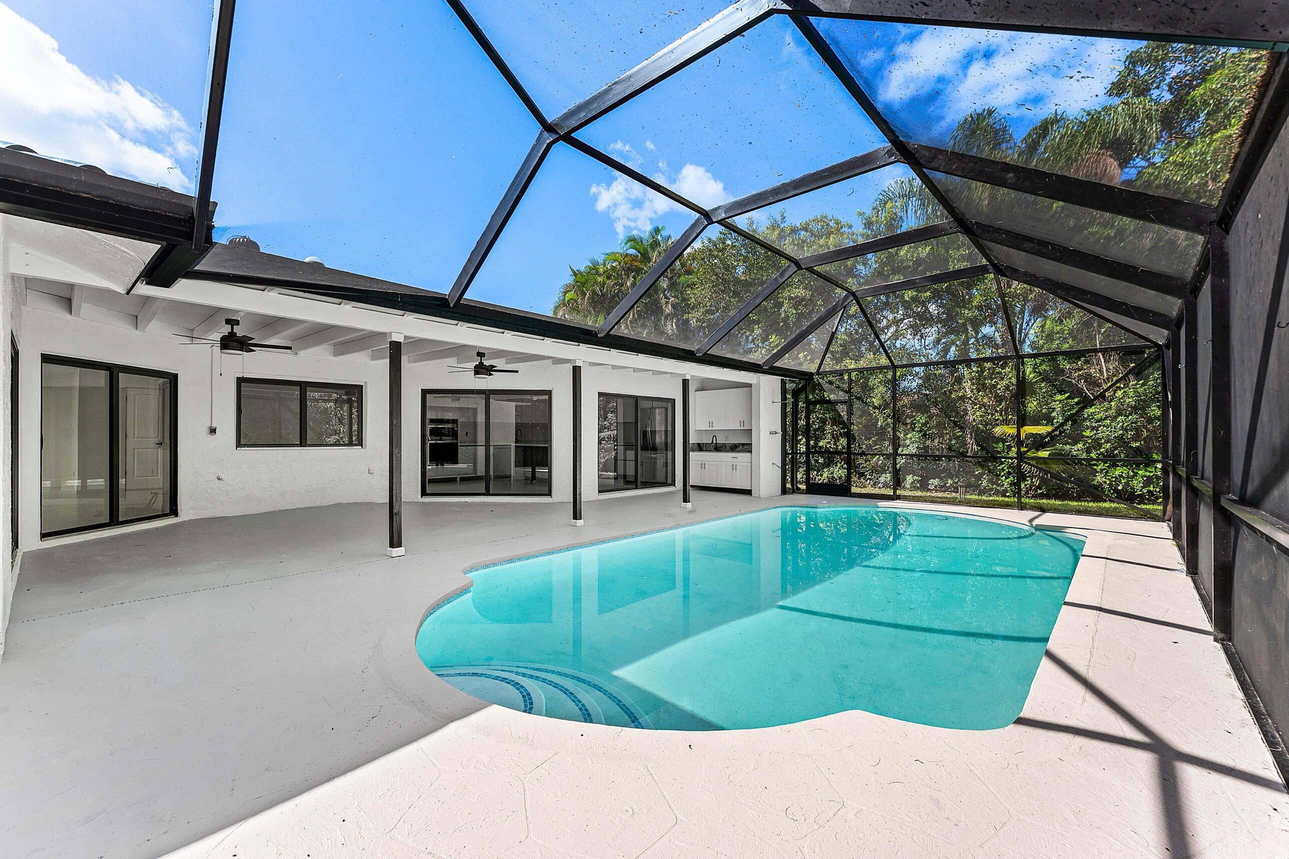 Backyard oasis