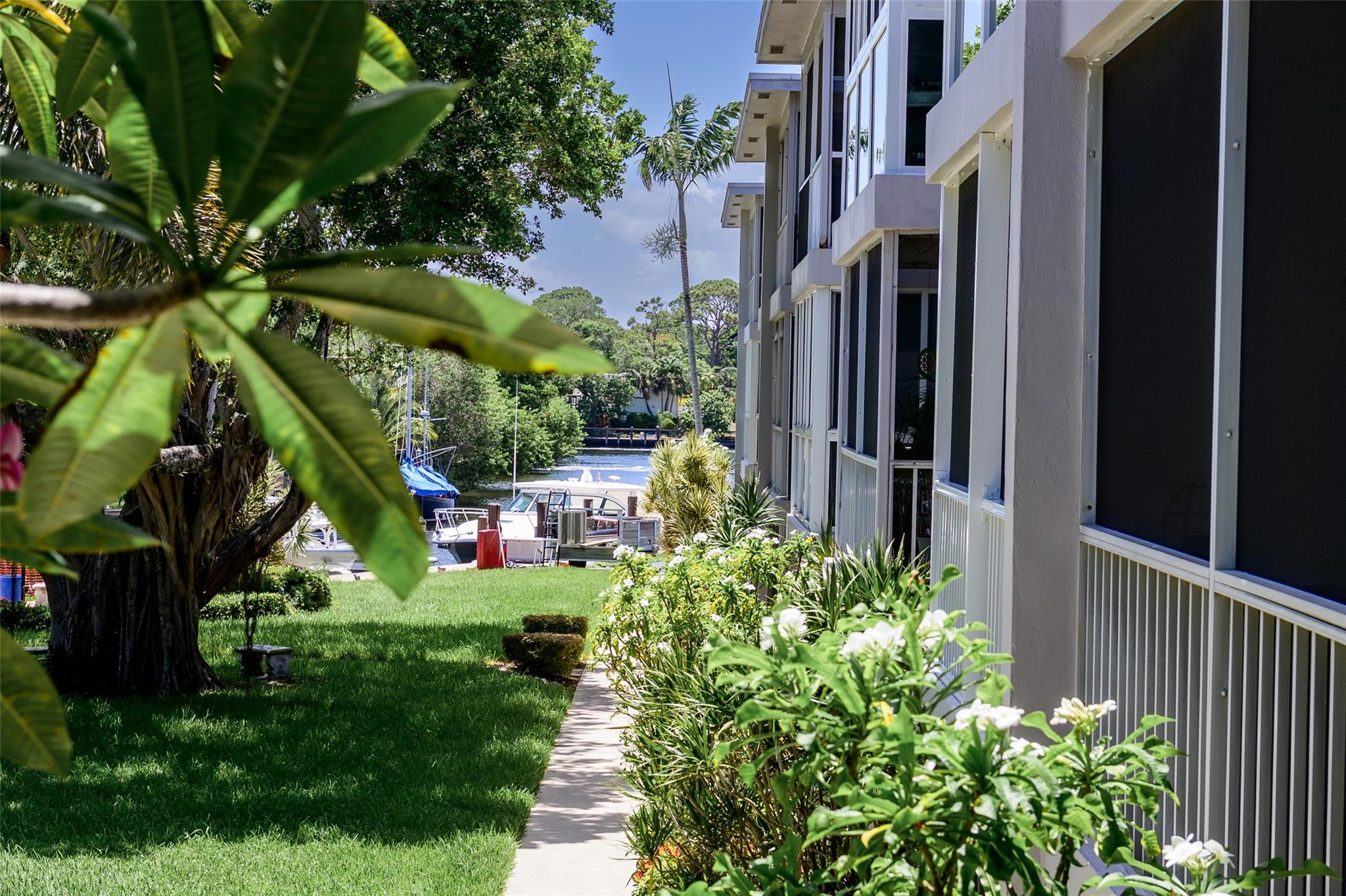 Walkway to Guest Parking and Marina