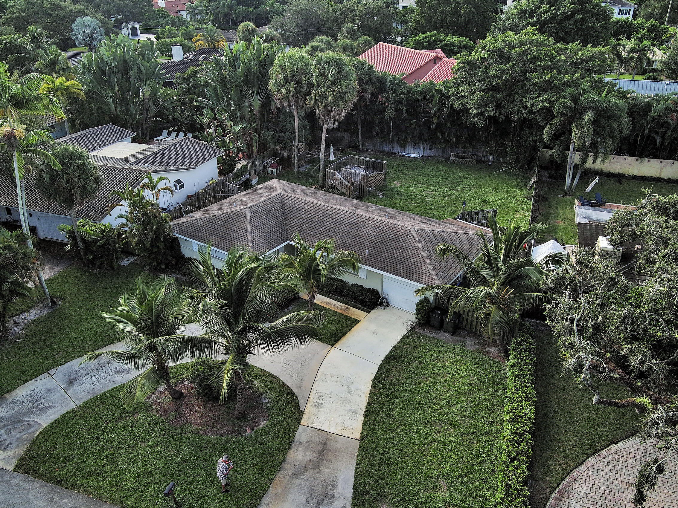 Aerial - 80' X 125' Lot