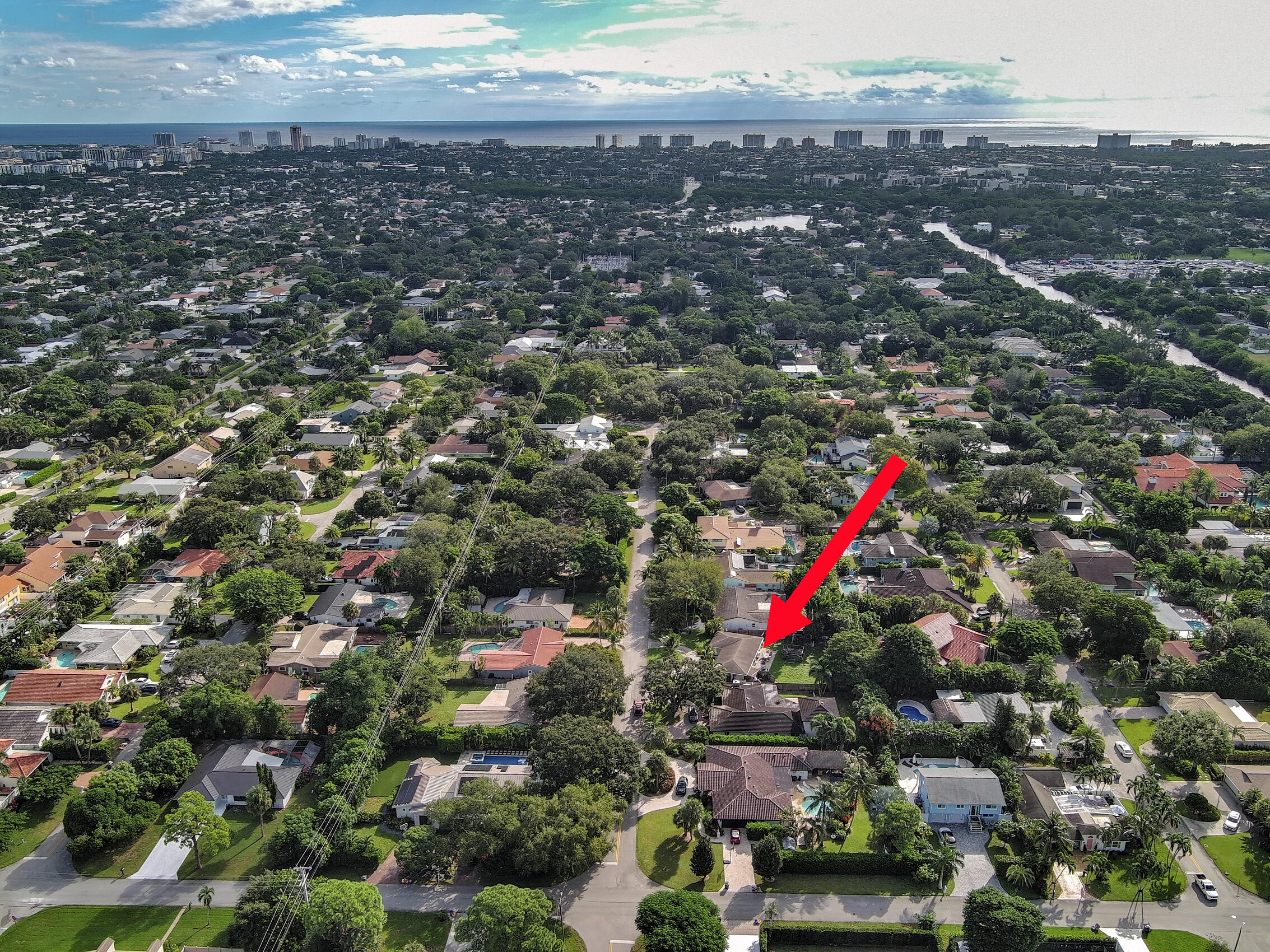 East Aerial