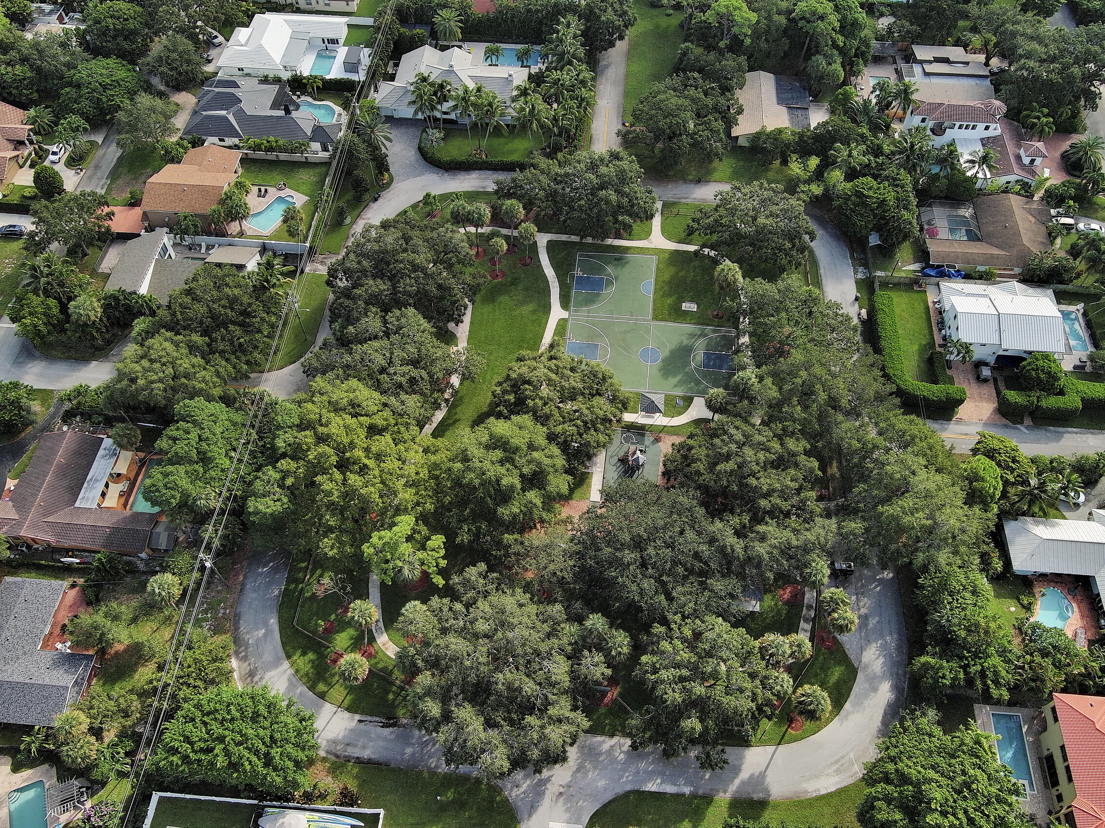 Aerial Pine Breeze Park