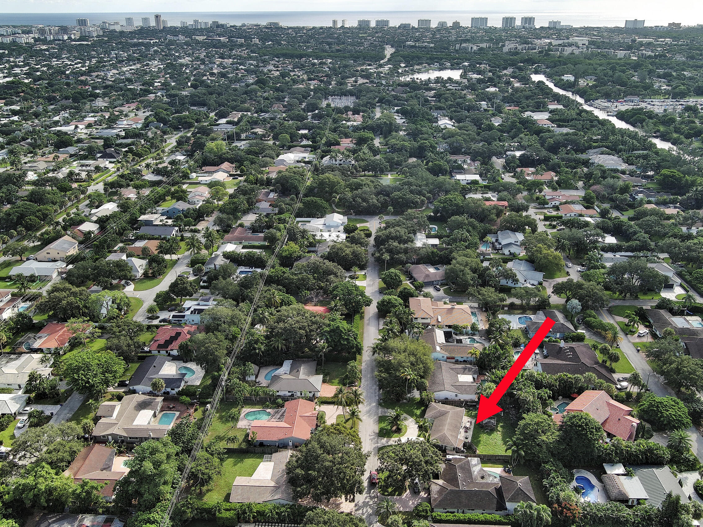 East Aerial