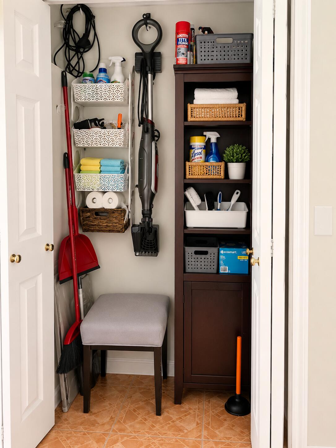 Closet in the Hall area.