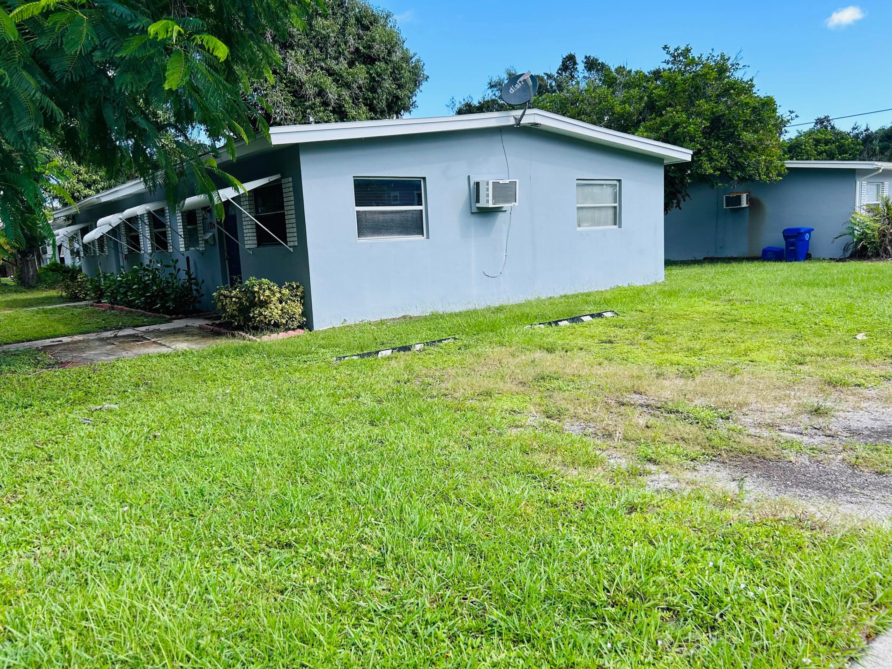 Side Yard and Parking