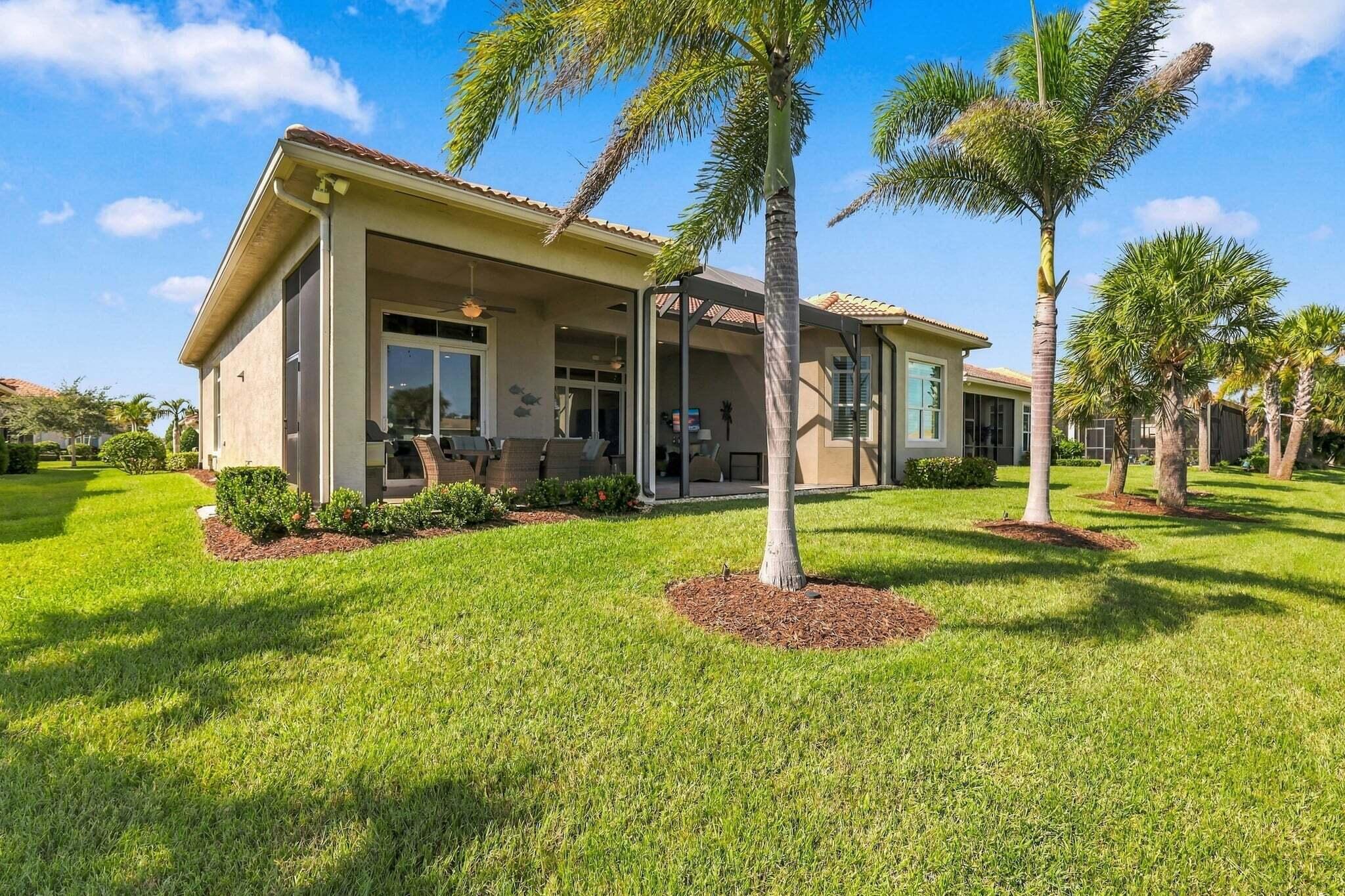 Plush landscaping