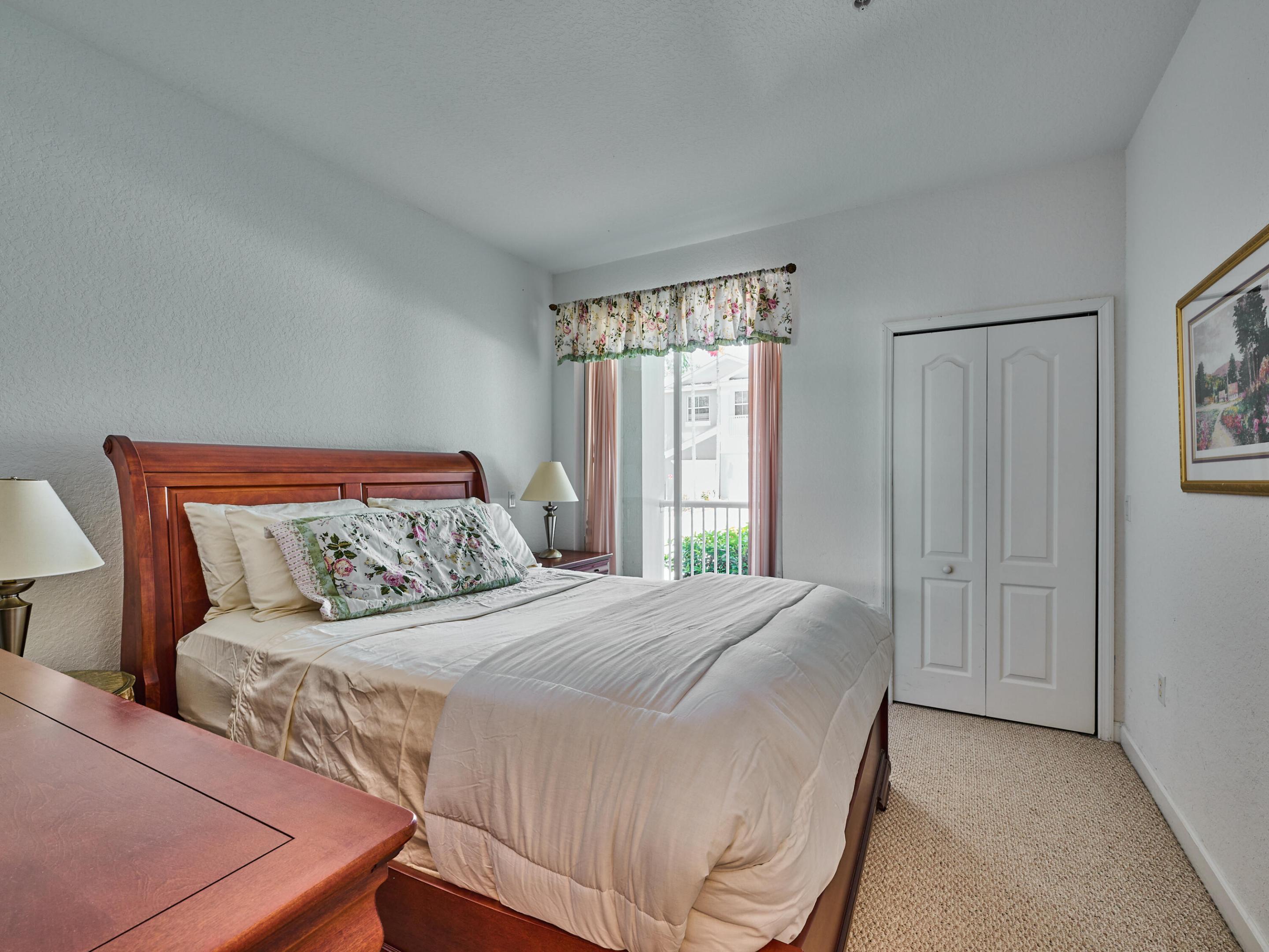 Second Bedroom. Covered patio. Walk-in closet.
