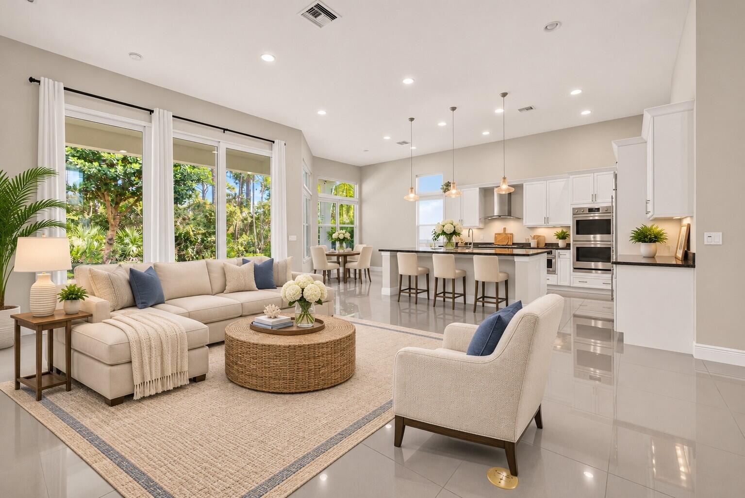 Great Room and Kitchen Great Room and Kitchen