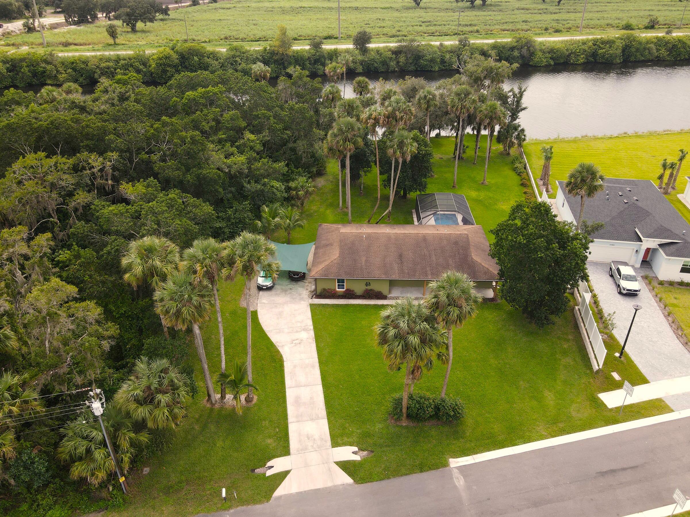 Top View of Front Driveway