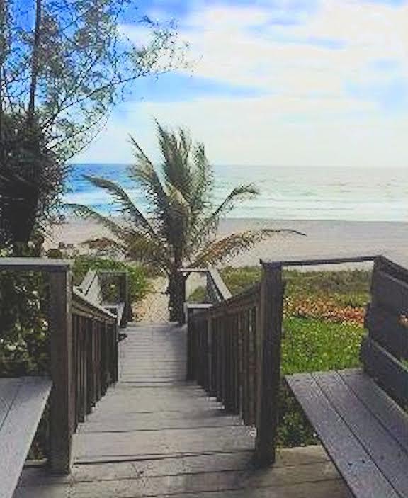 Stairs to the beach