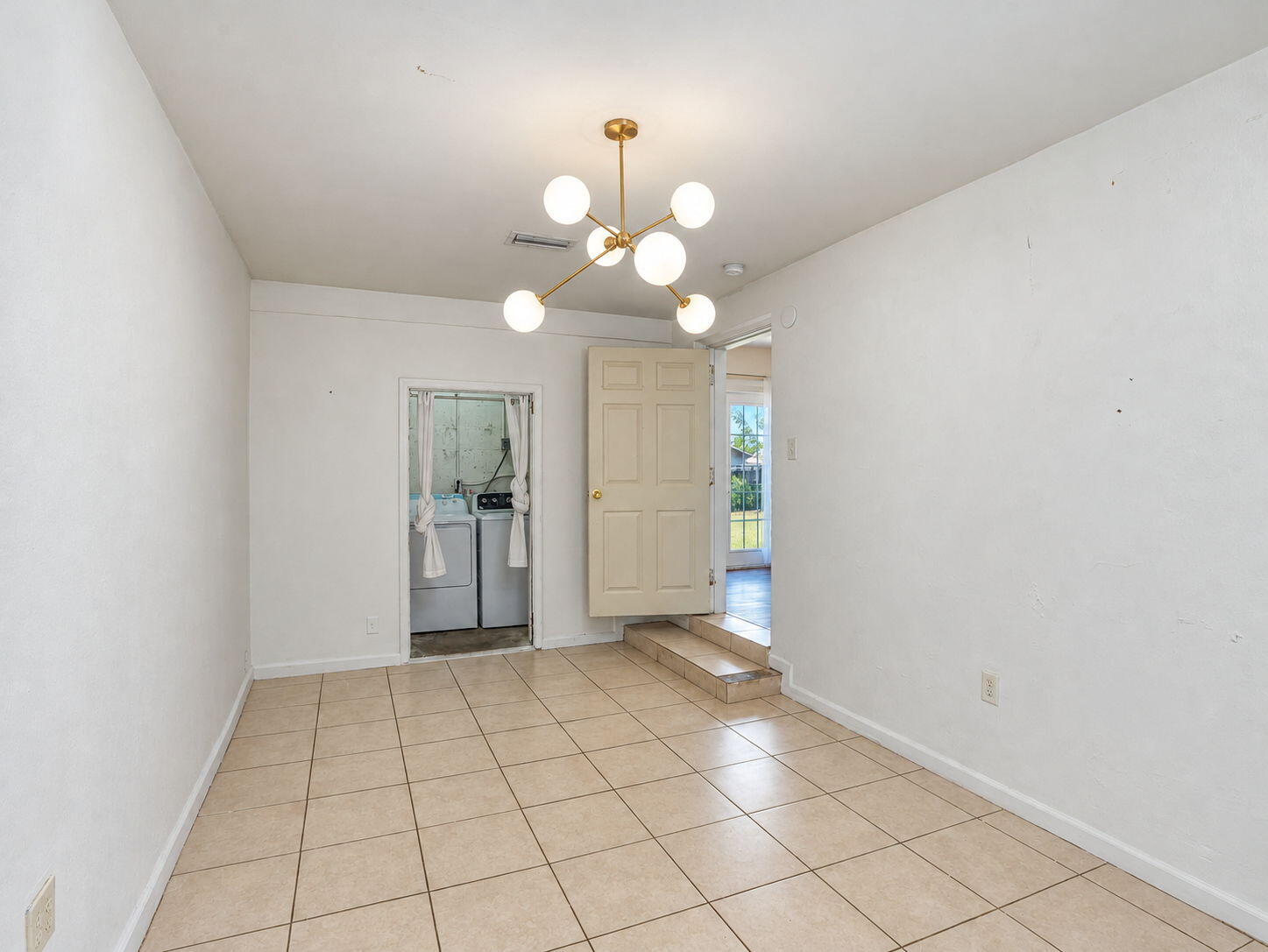 Additional room off of living room.