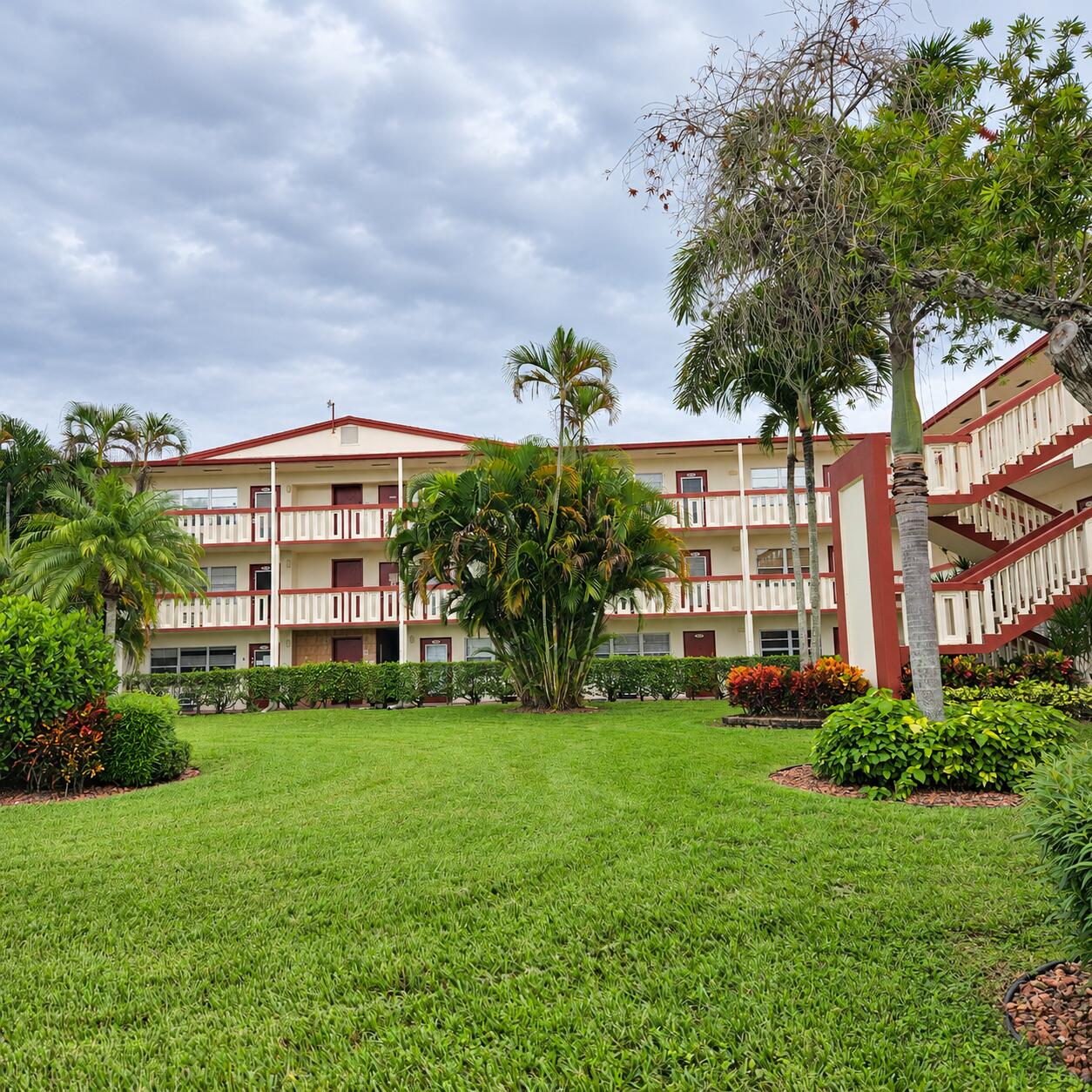 Polished overcast property exterior