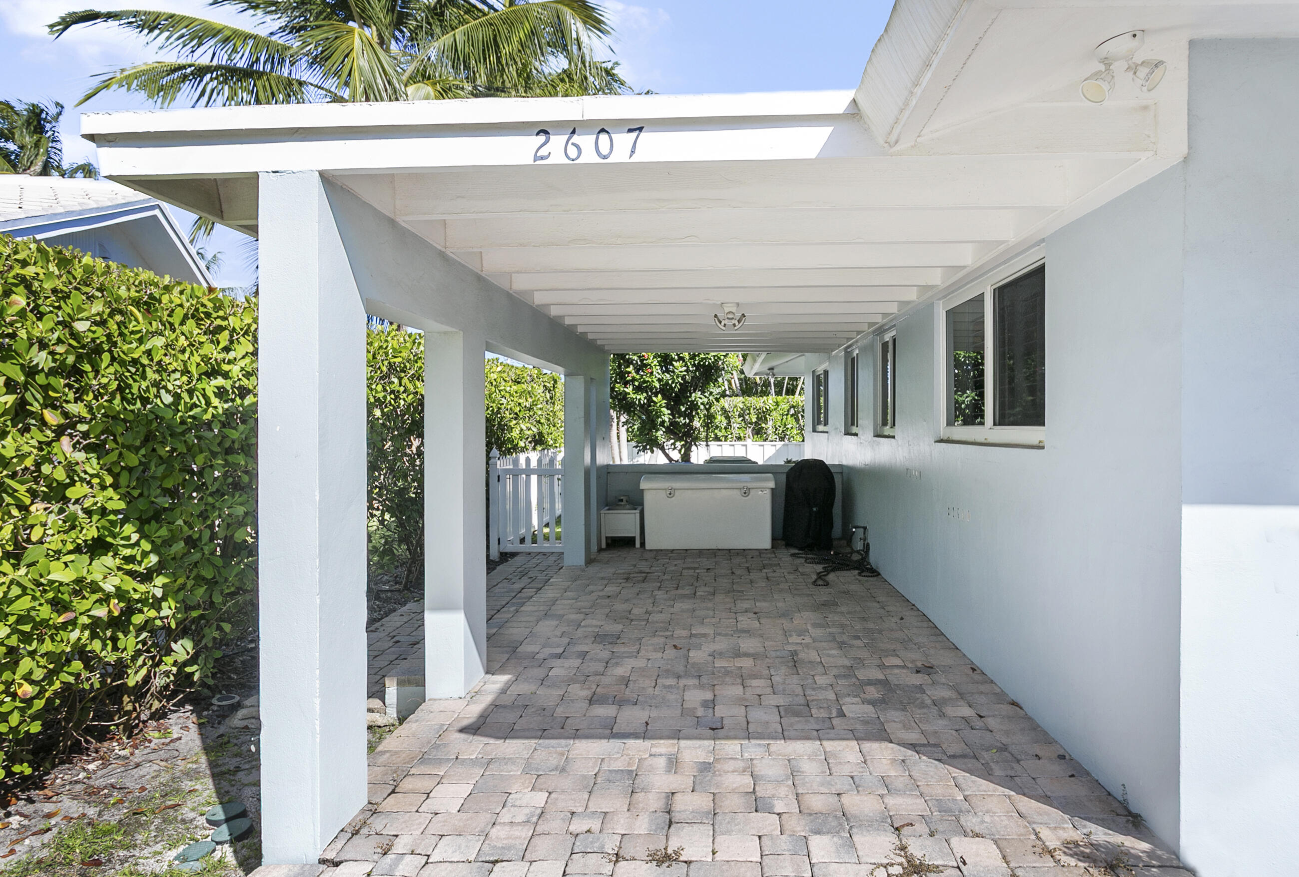 Attached Carport