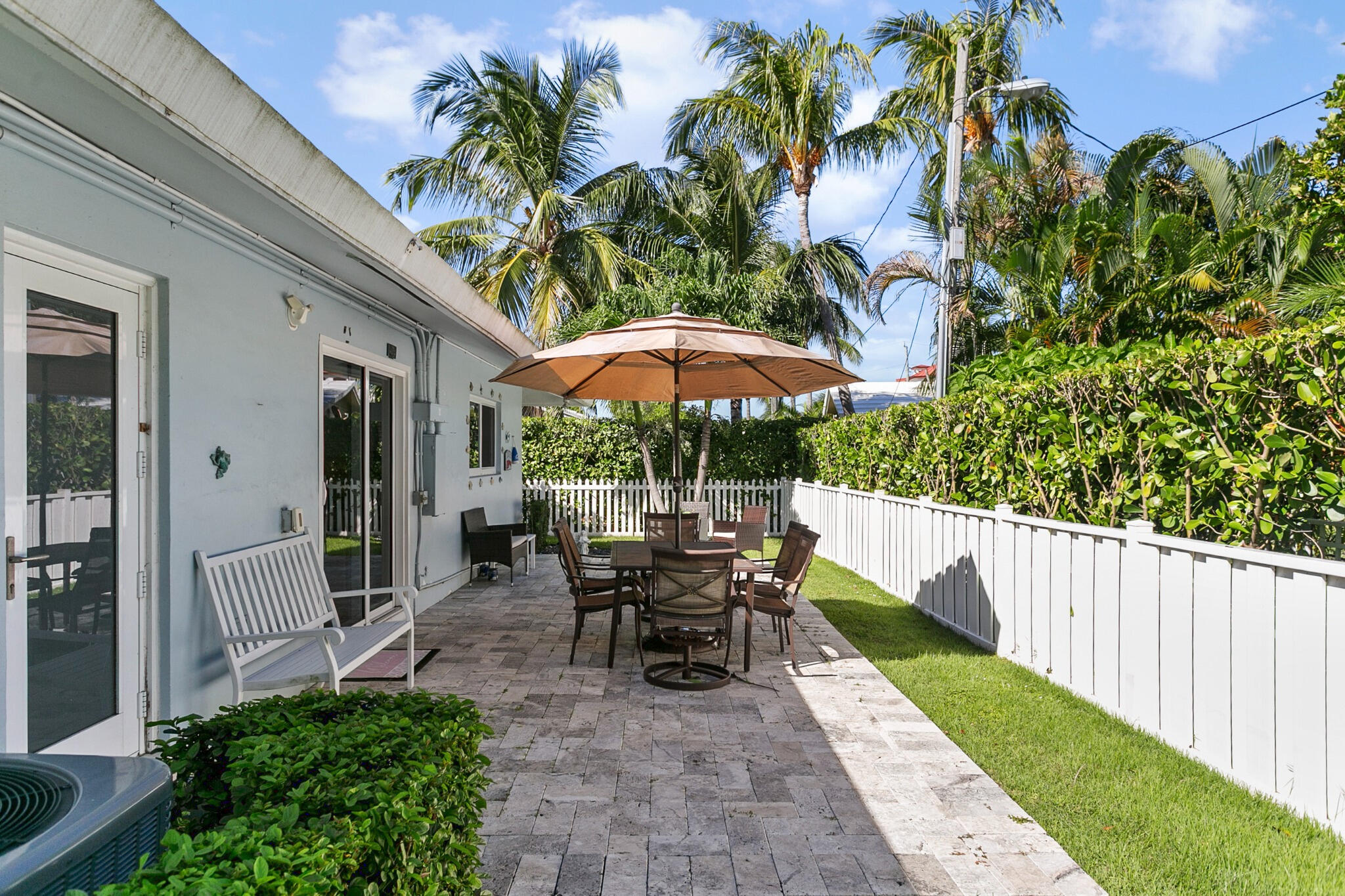 Private Rear patio perfect for entertaining