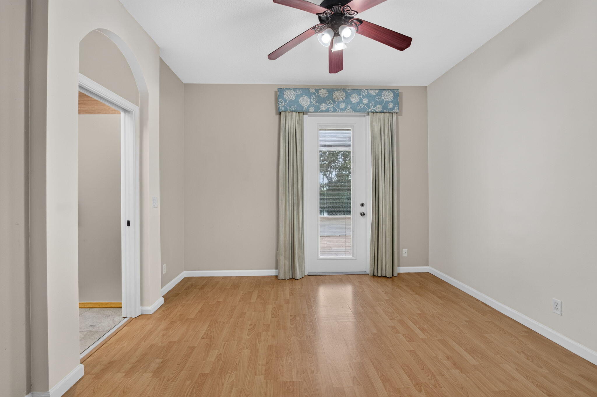 Primary suite with patio access