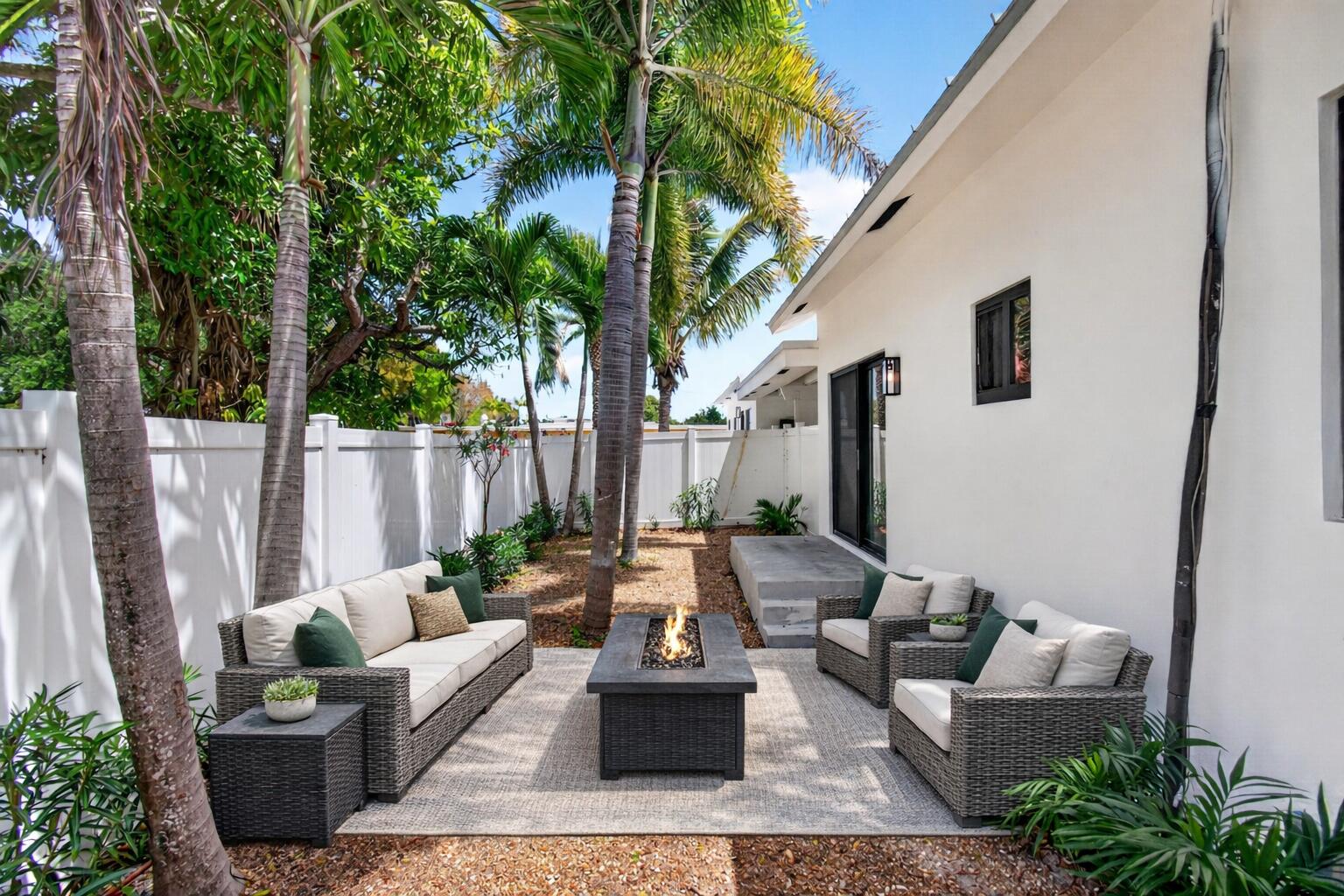 Virtually Staged yard 2