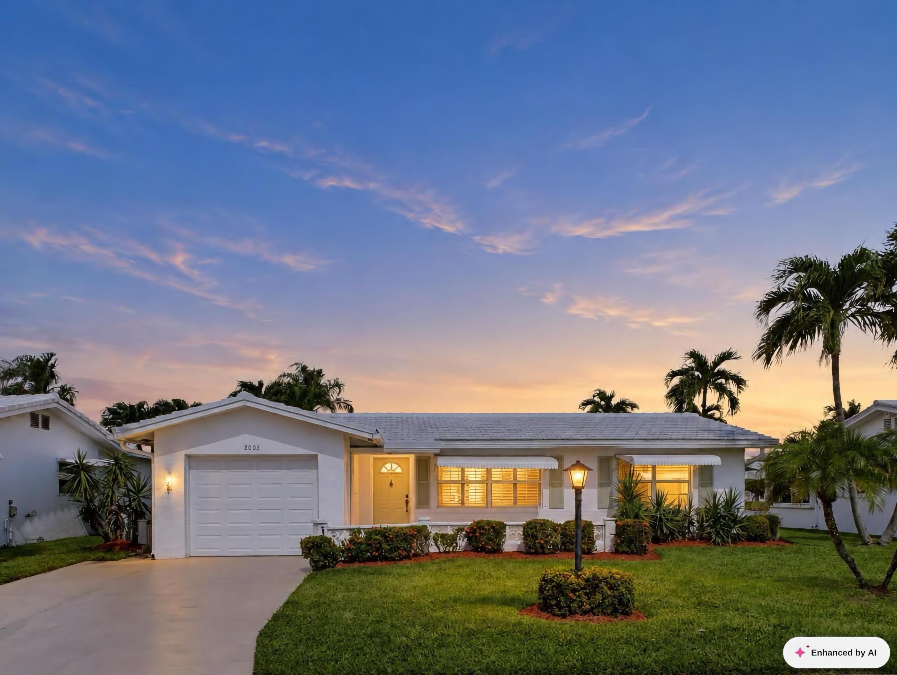 This image has been Ai Edited to illustrate the property's Dusk or Twilight View This image has been Ai Edited to illustrate the property's Dusk or Twilight View