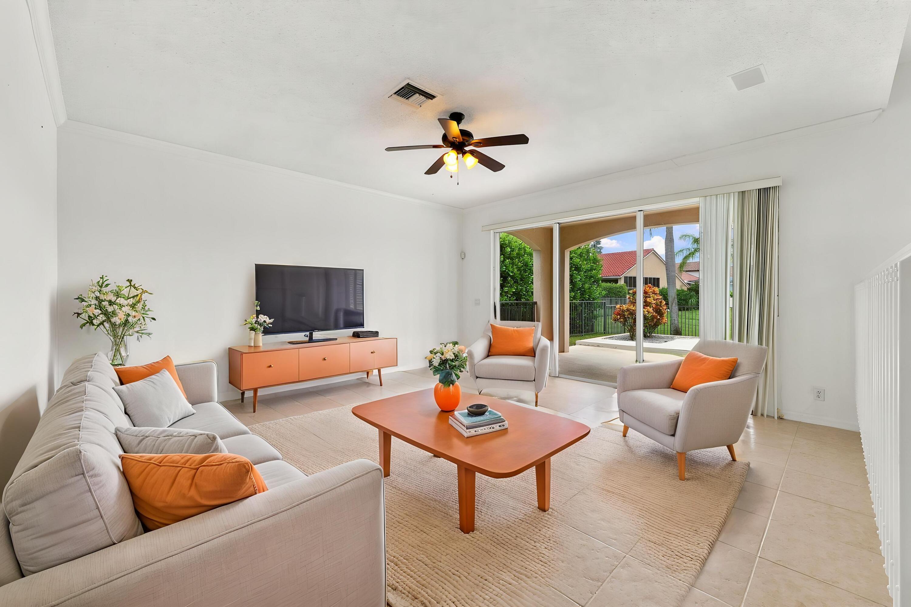 An impressive combination of high ceilings band architectural details creates a wonderful space for entertaining and everyday enjoyment.
