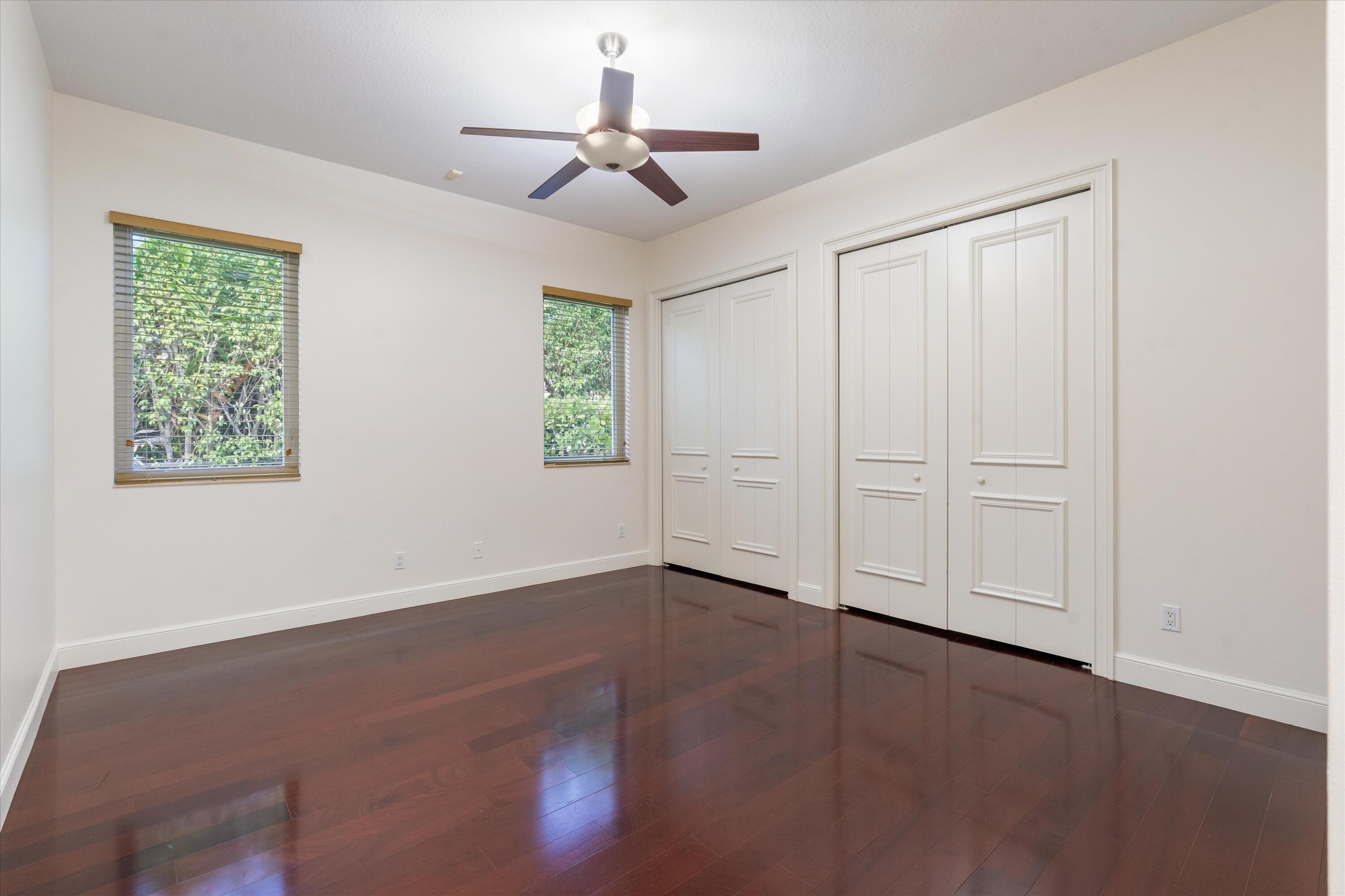 Bedroom 2 w Double Closets w Built Ins