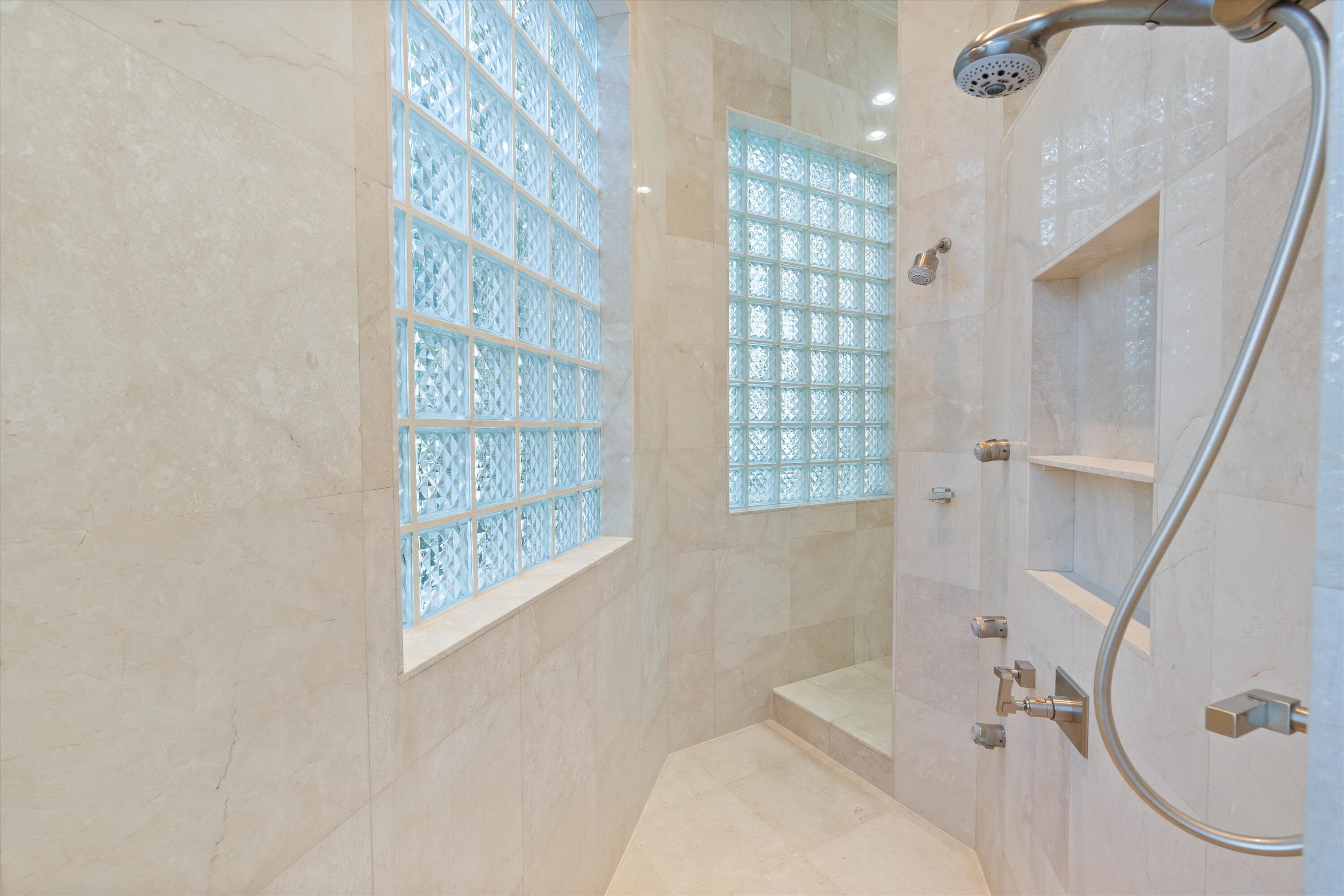Primary Bath w walk around shower