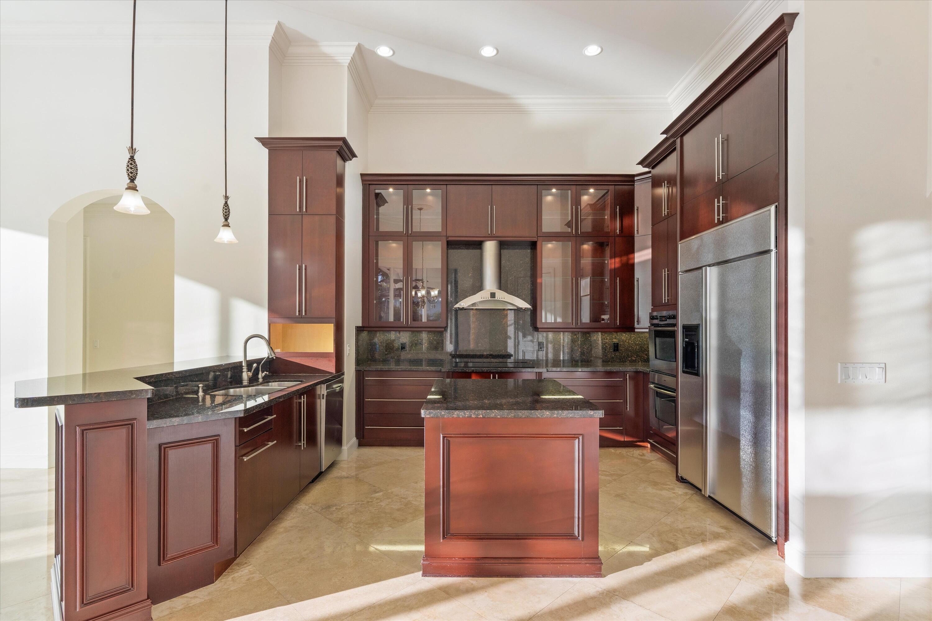 Kitchen w Double Stacked Cabinets Kitchen w Double Stacked Cabinets