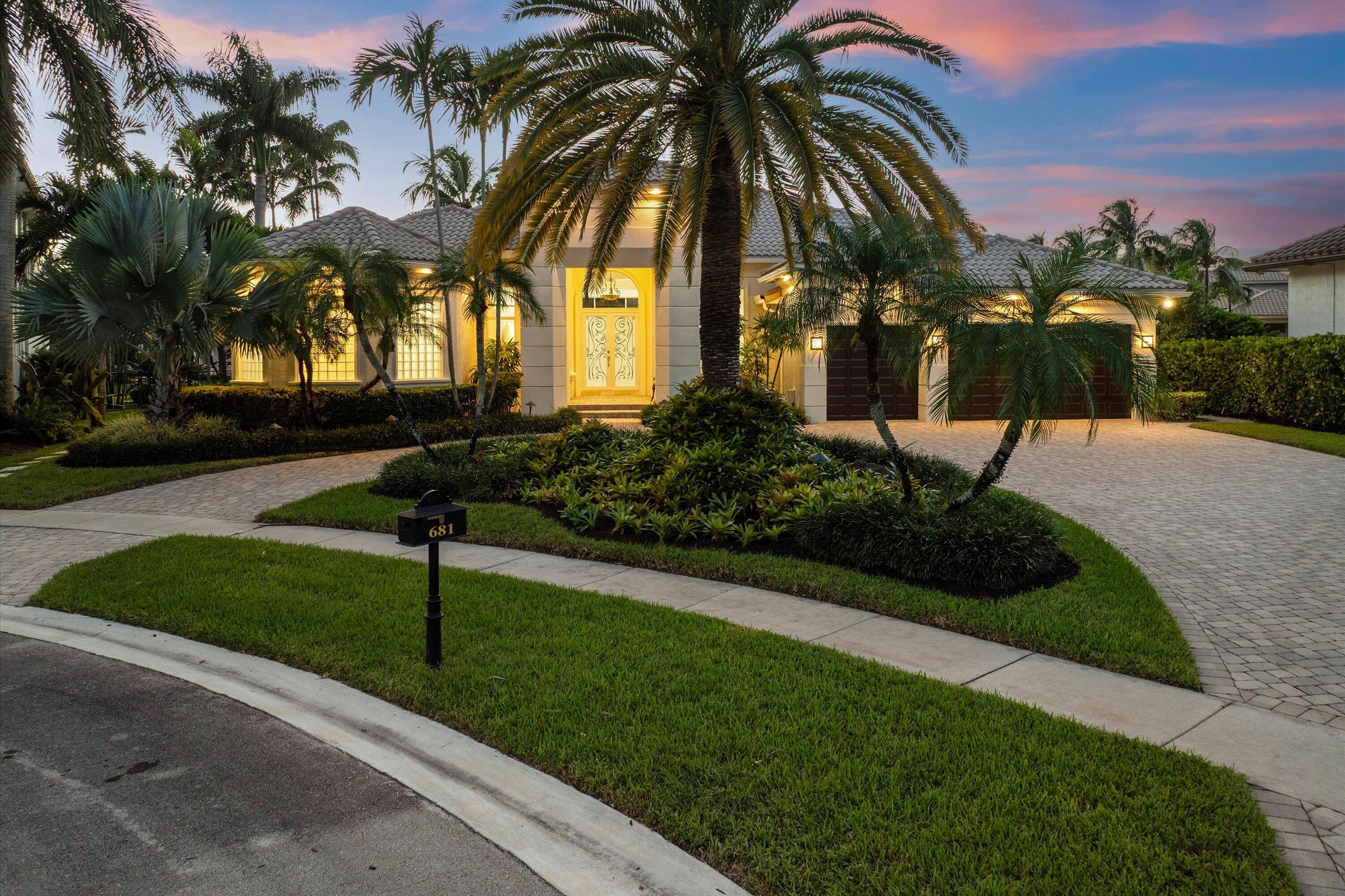 Huge Circular Driveway