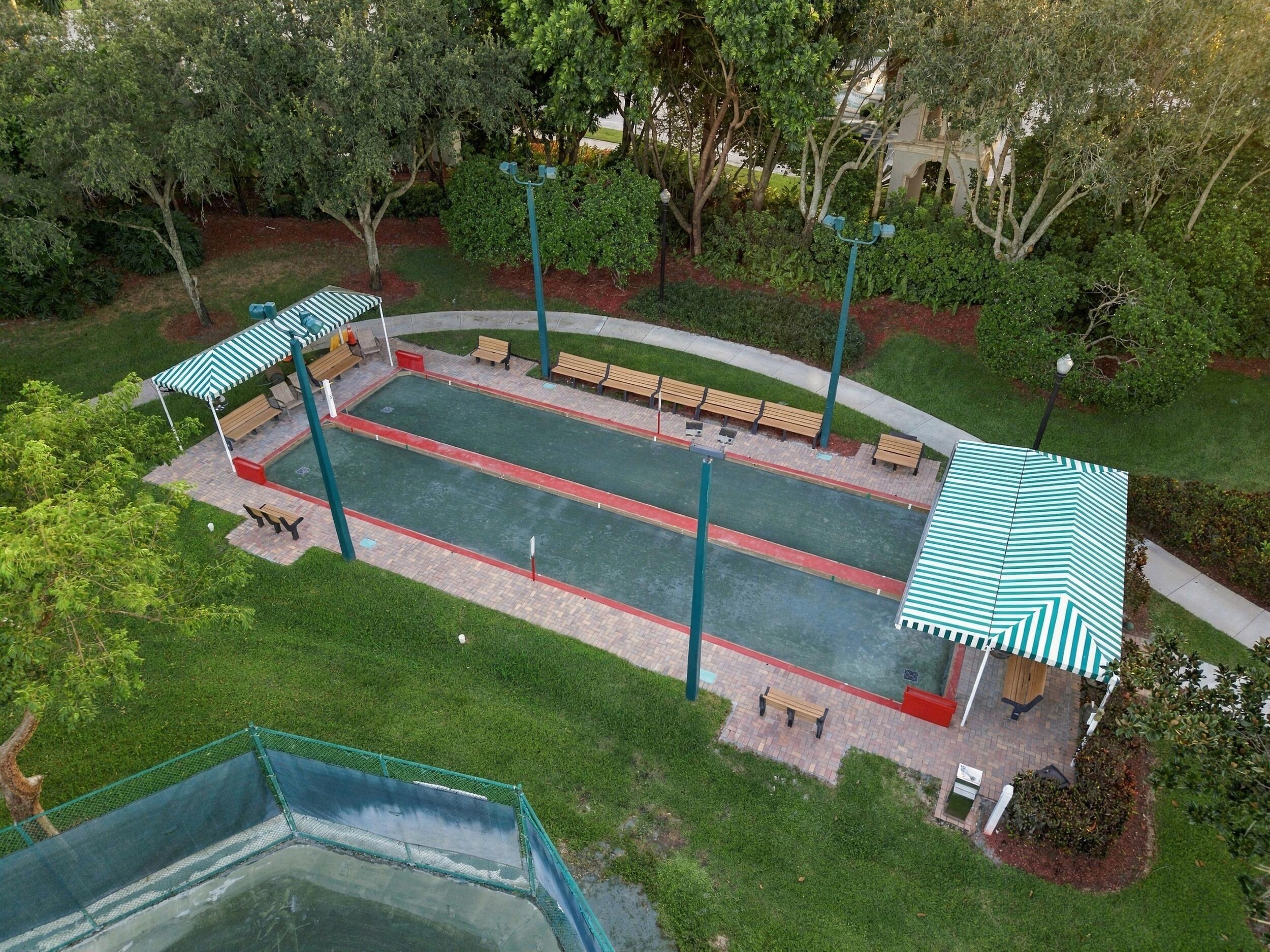 Aerial community amenities
