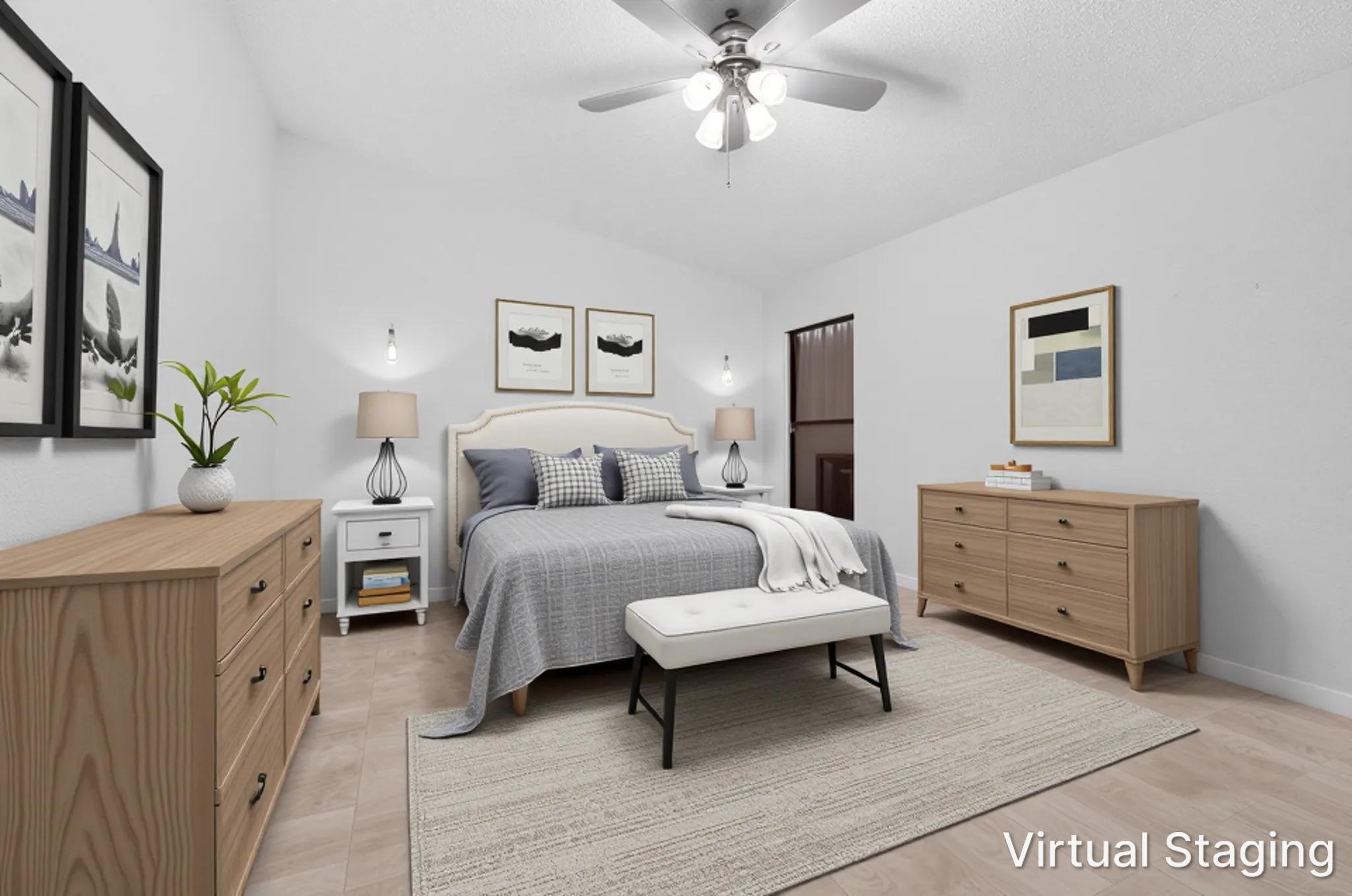 Large Primary Suite with ensuite bathroom and large walk in closet